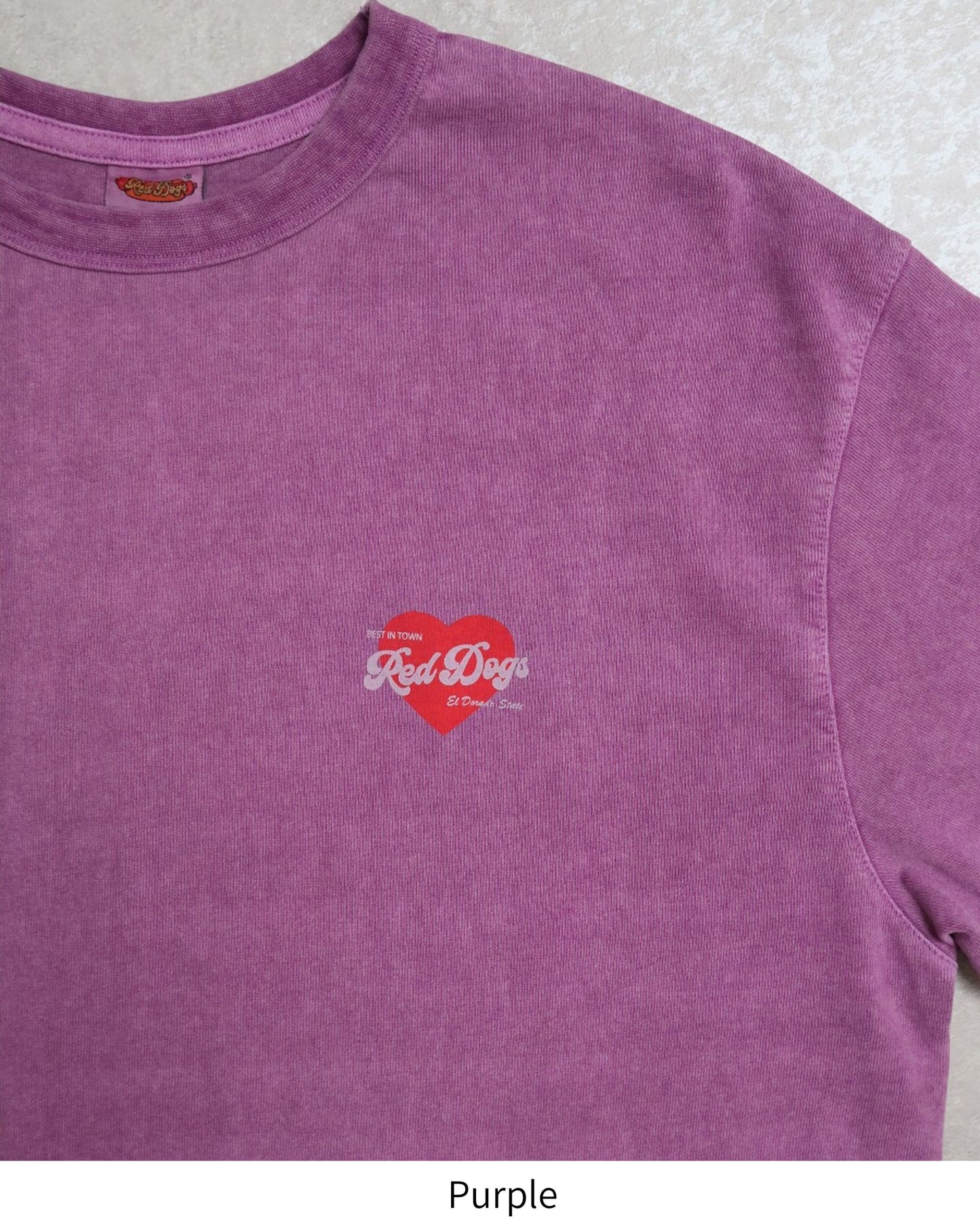 【RedDogs】ピグメントハートロンTee