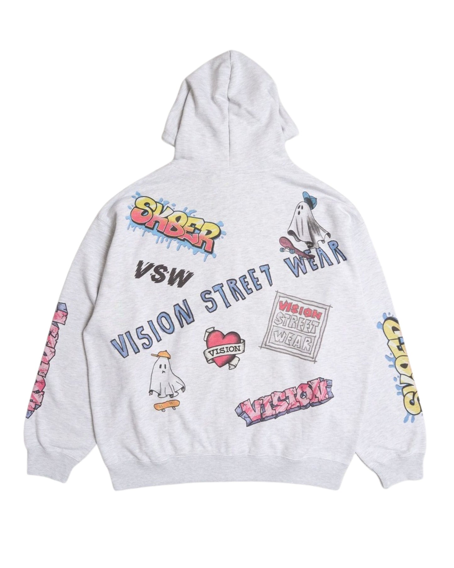 Graffiti Print Hoodie