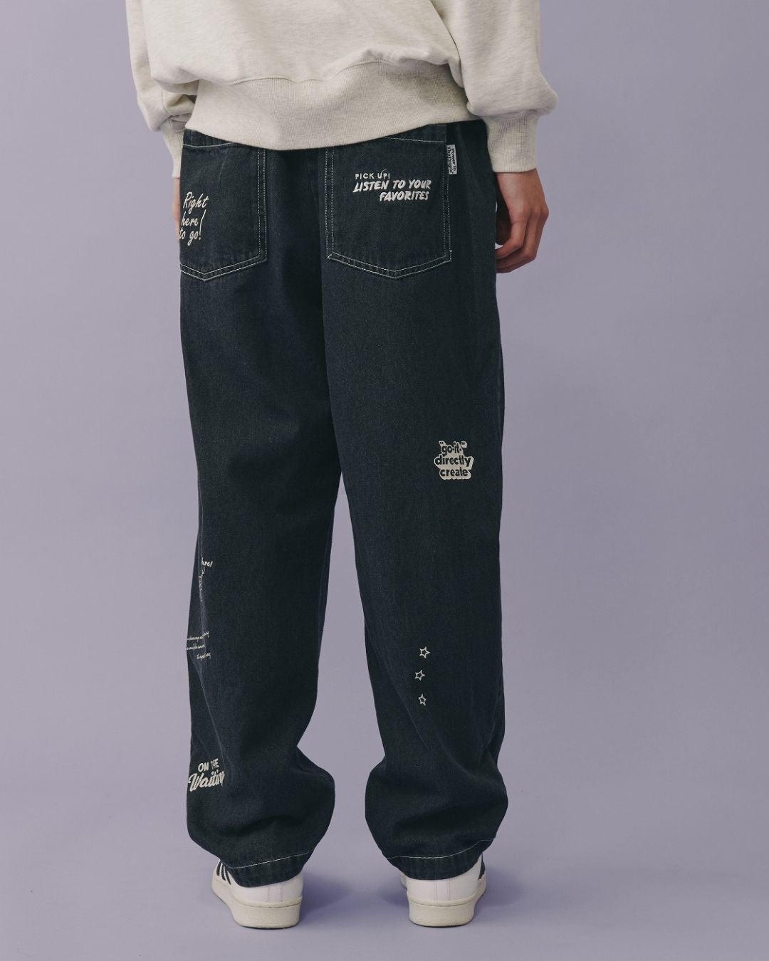 Doodle Denim Pants
