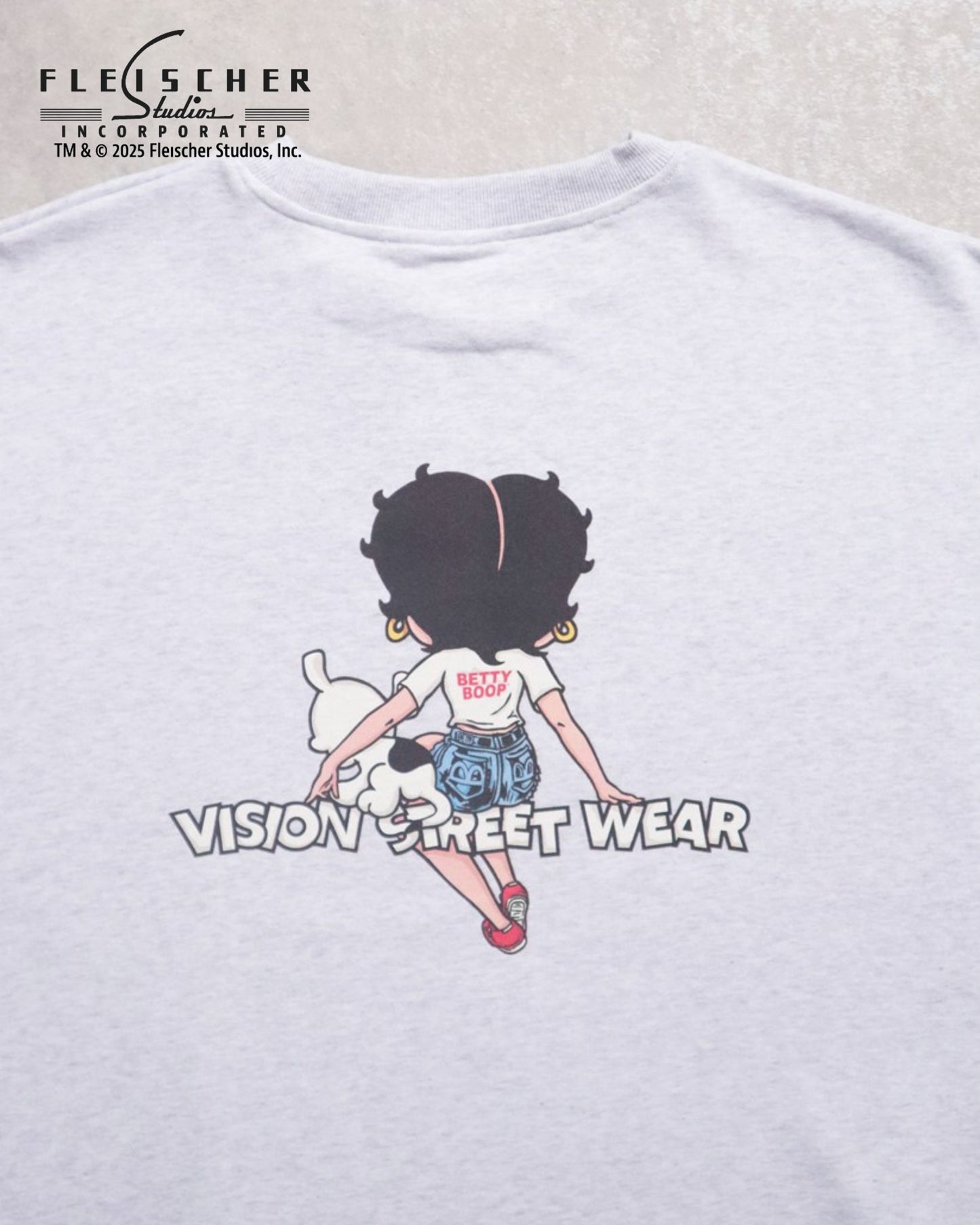 【BETTY BOOP™】 Front Back Sweatshirt