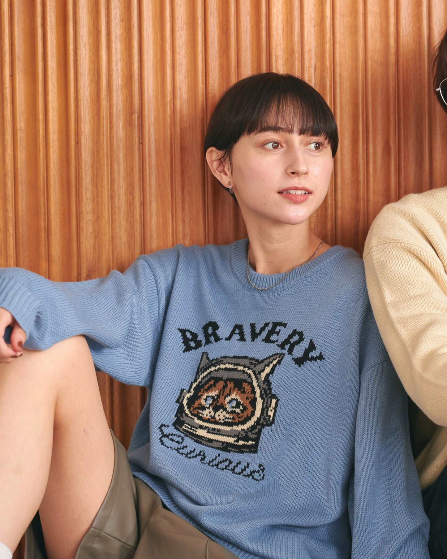 Cat Jacquard Knit