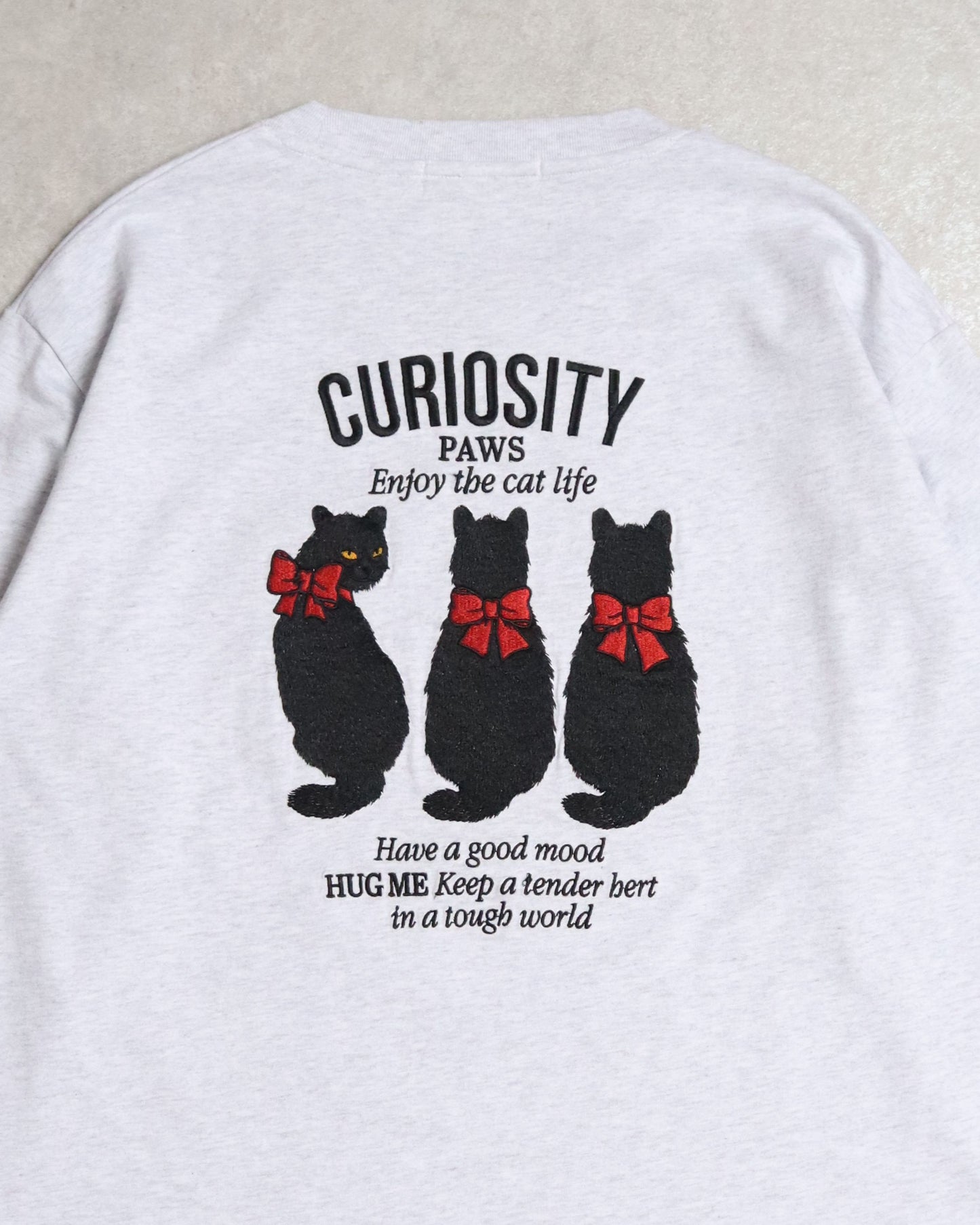 Ribboned Cat L/S Tee