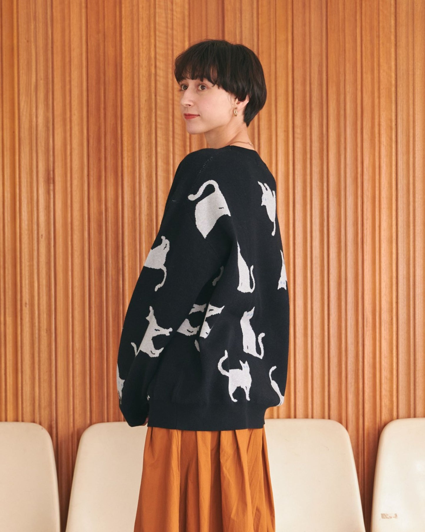Cat Pattern Knit