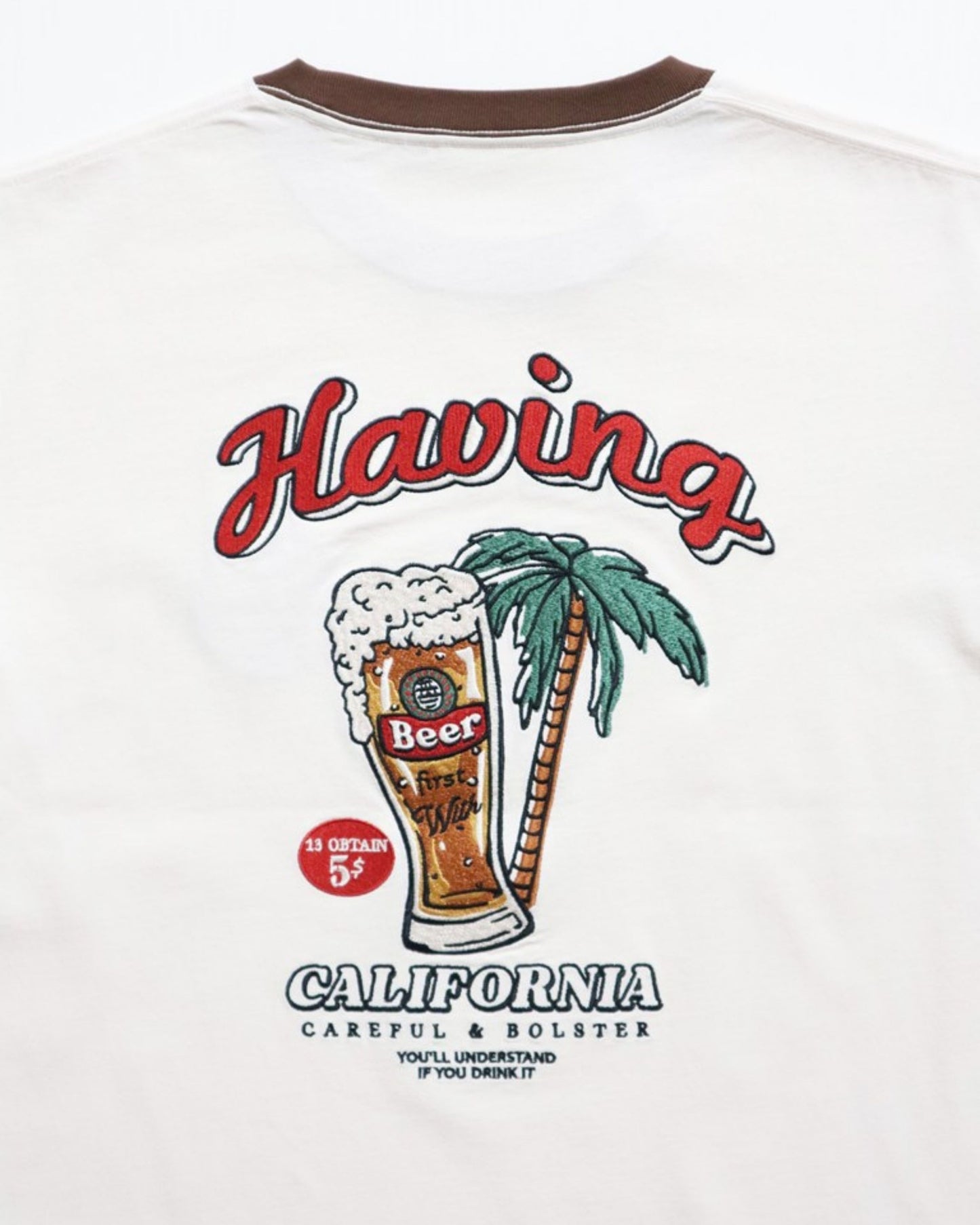 カリフォルニアビール刺繍T