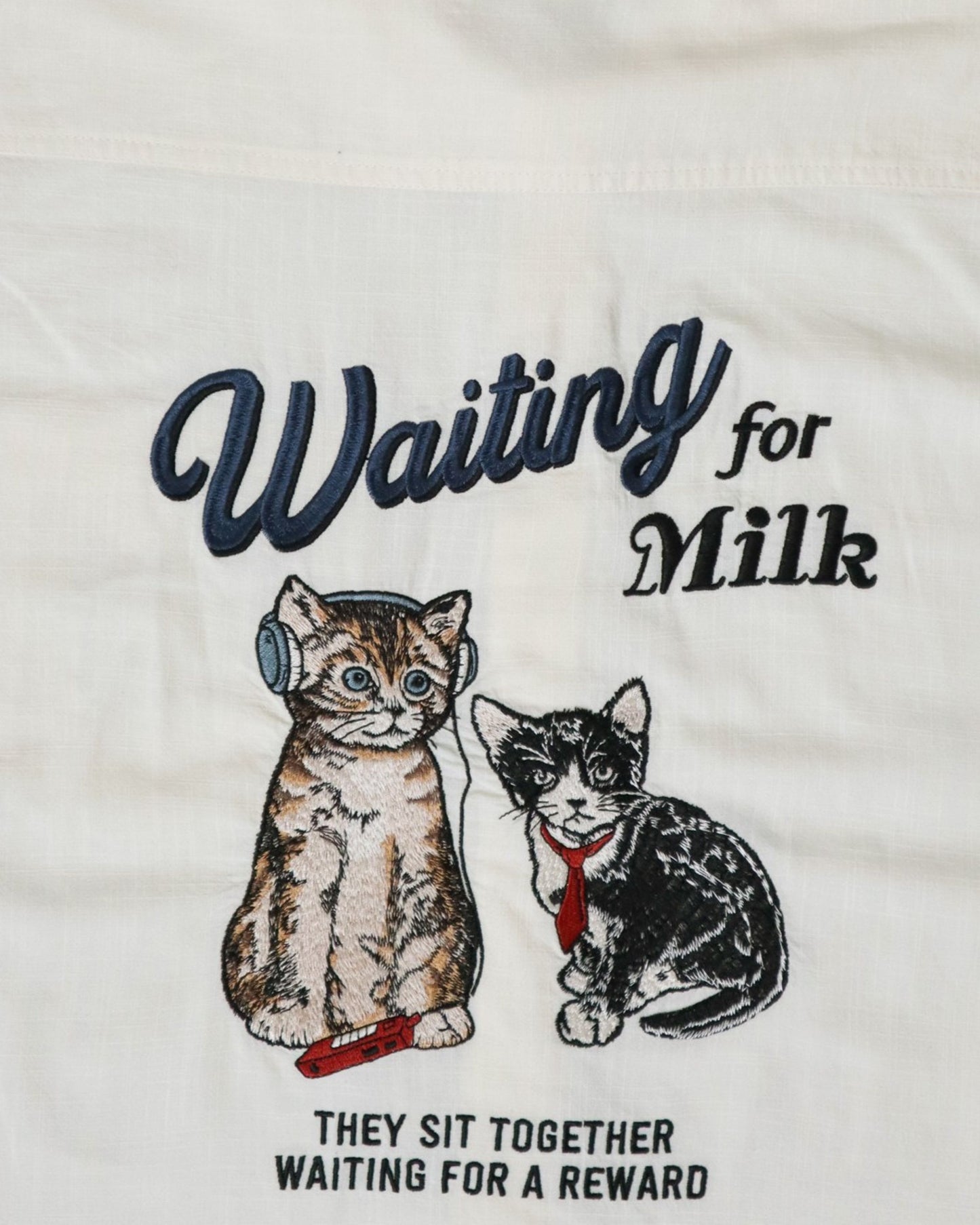 Cat Linen-Like Shirt