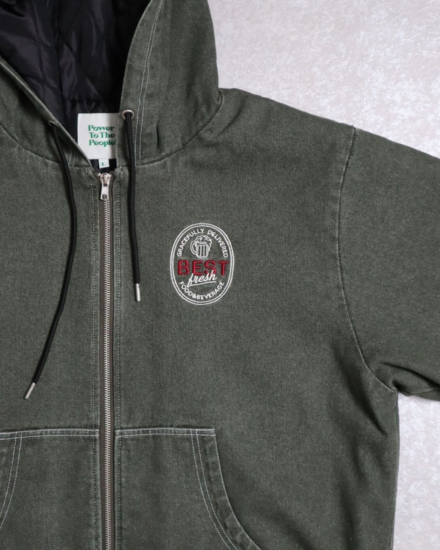 Hooded Denim Jacket