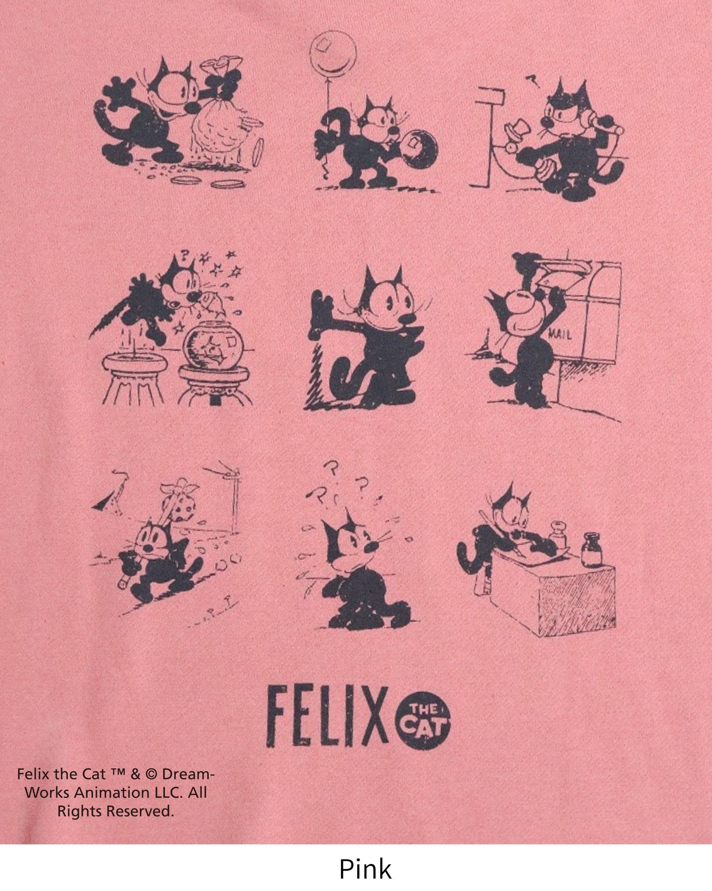 【FELIX THE CAT】マルチイラストスウェット