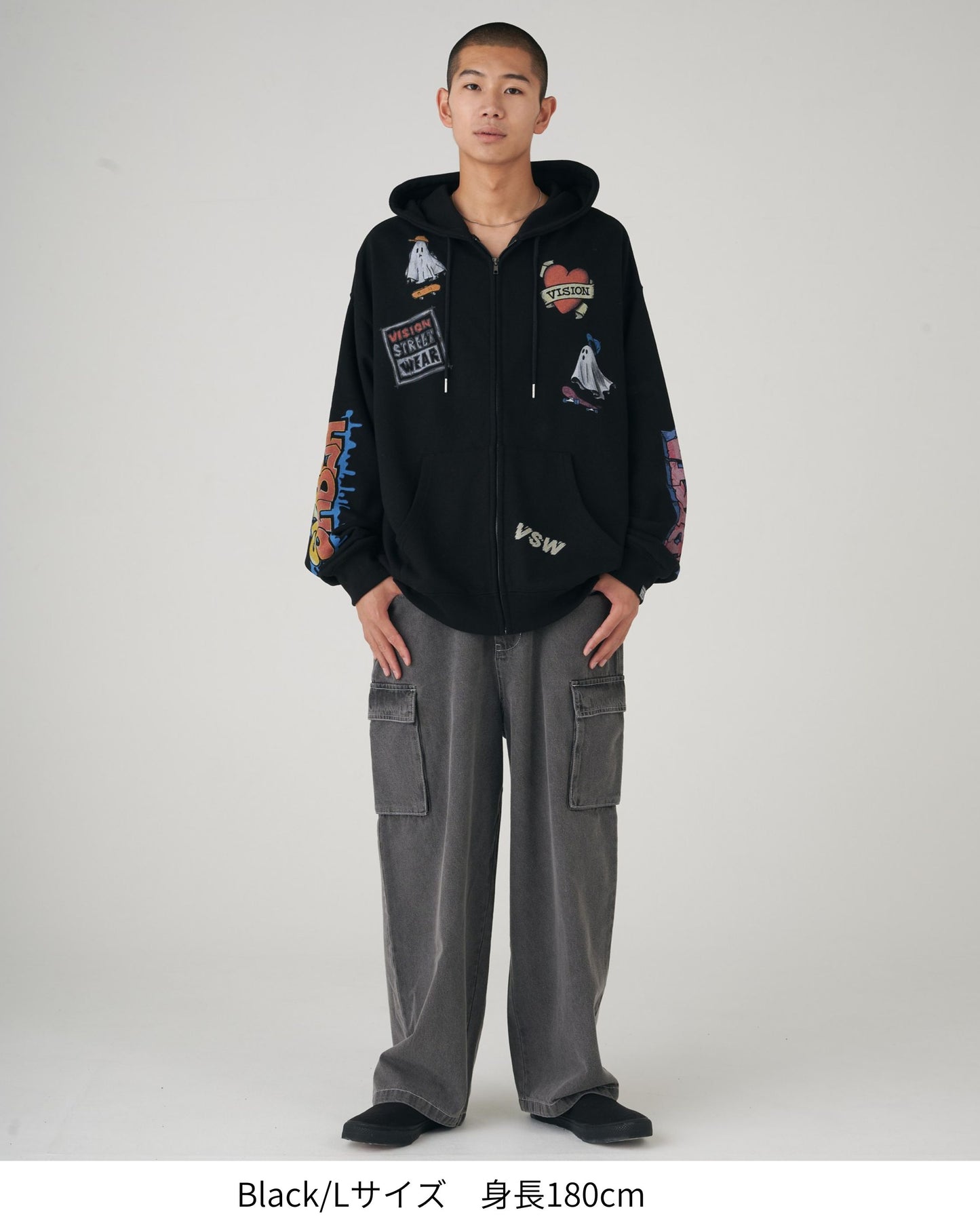 Graffiti Print Hoodie