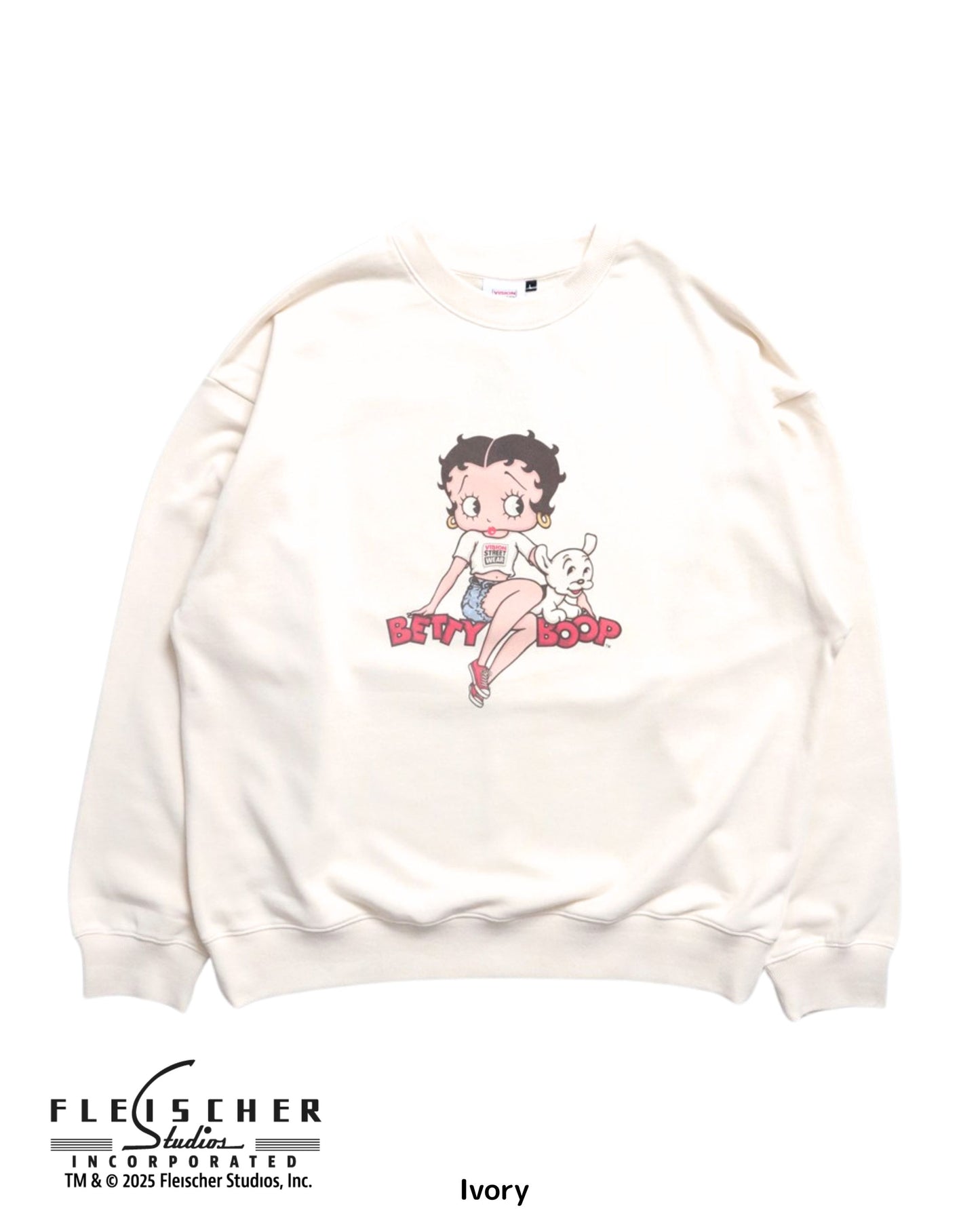 【BETTY BOOP™】 Front Back Sweatshirt