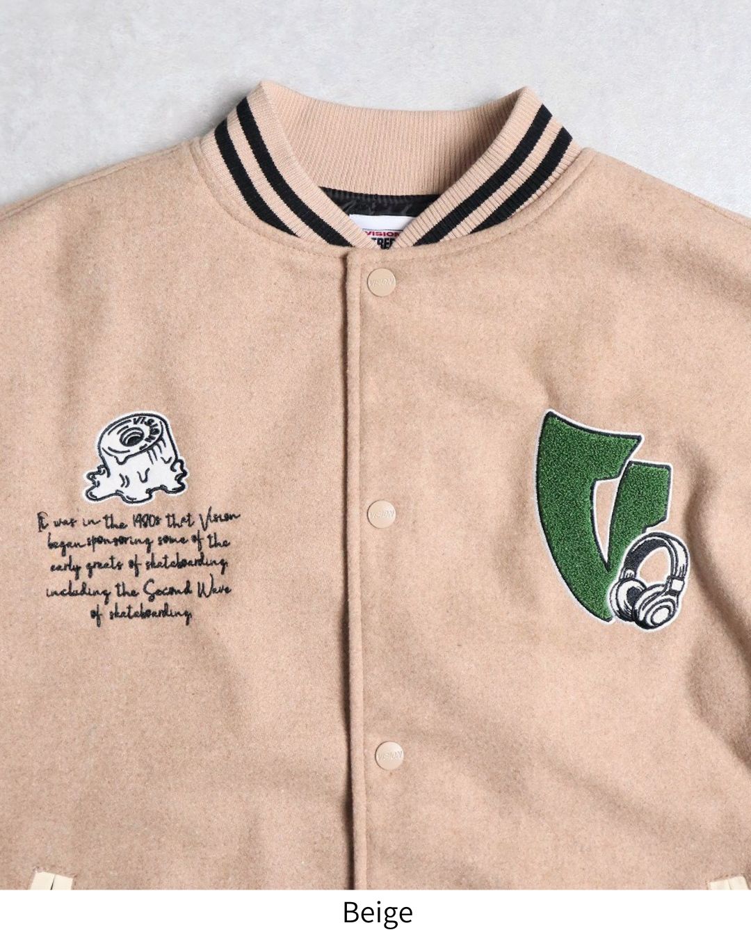 GHOST SKATER VARSITY JACKET