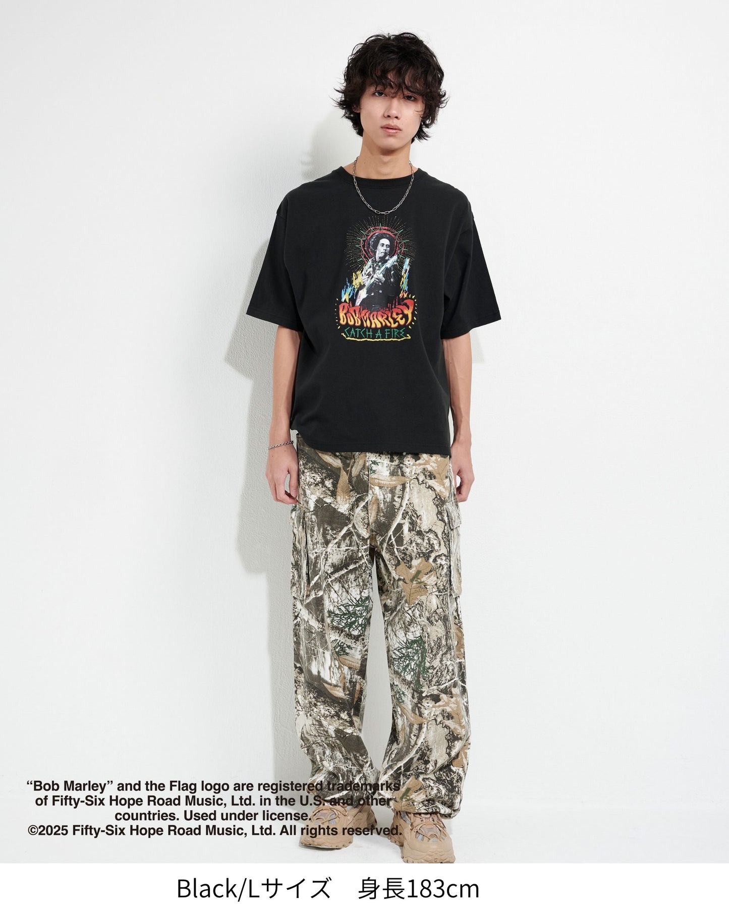 【BOB MARLEY】CATCH A FIRE Tee