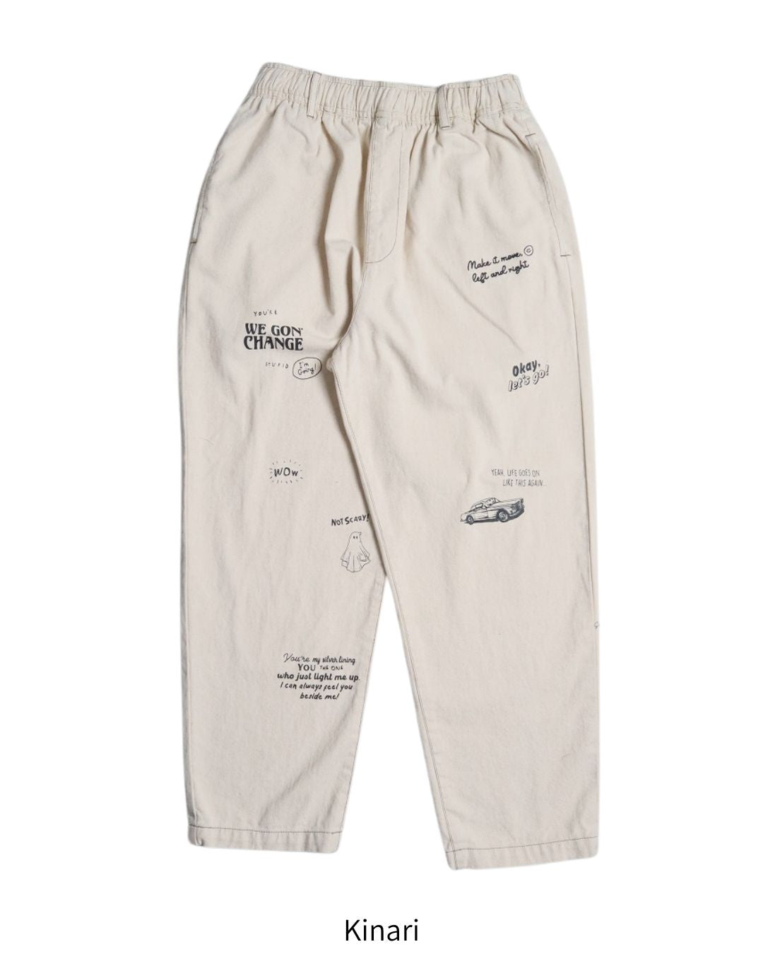 Doodle Denim Pants