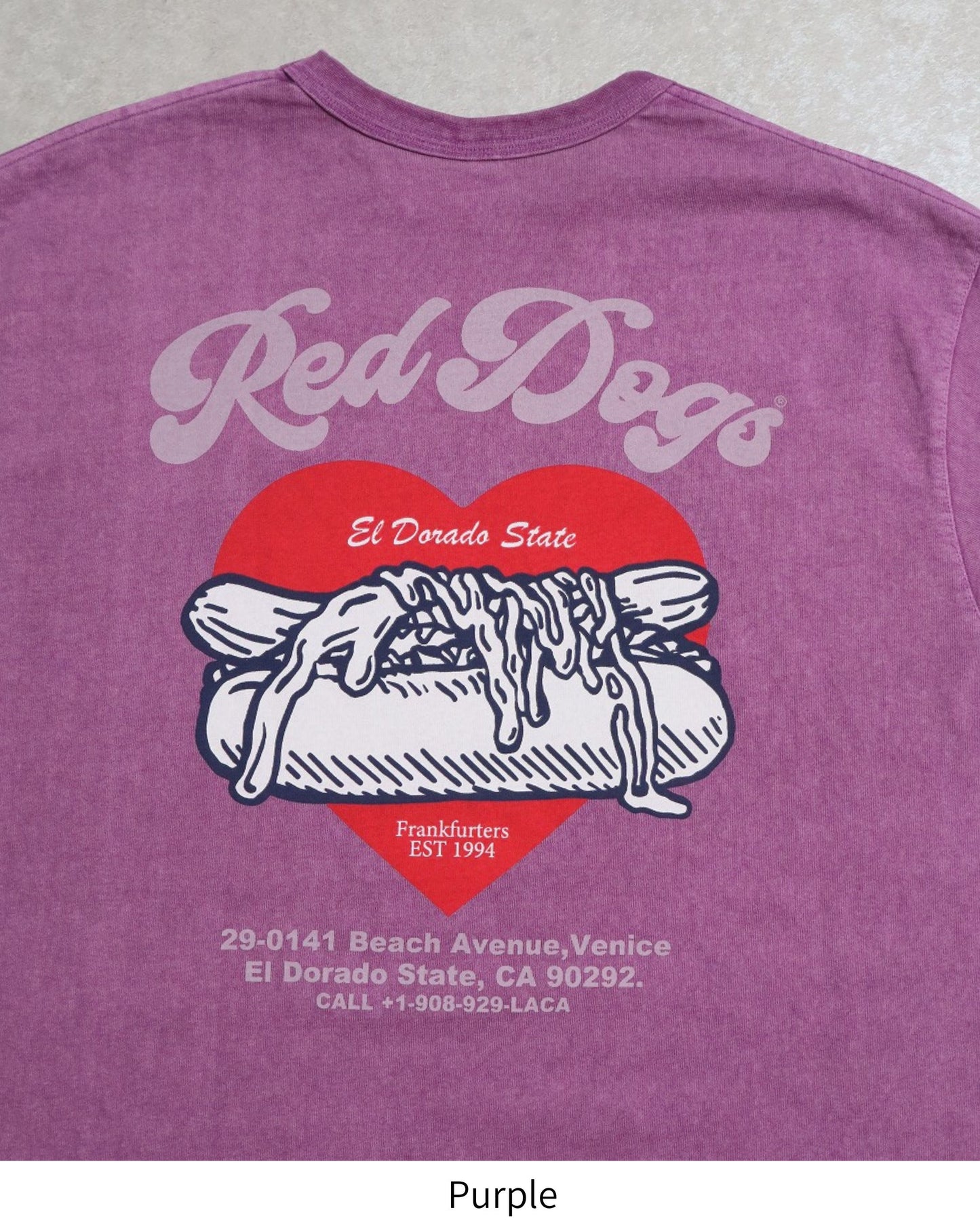 【RedDogs】ピグメントハートロンTee