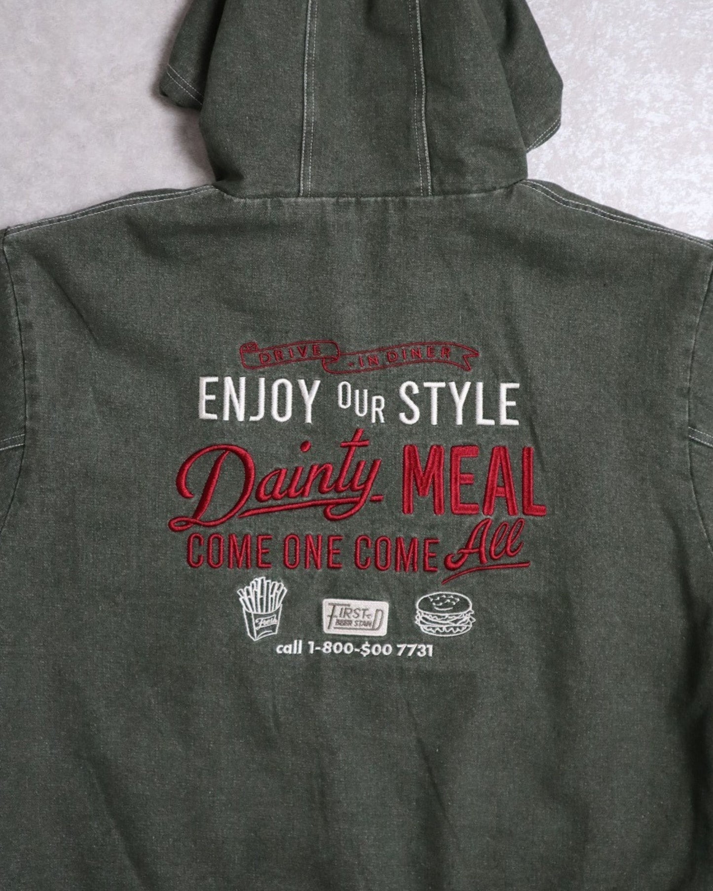 Hooded Denim Jacket