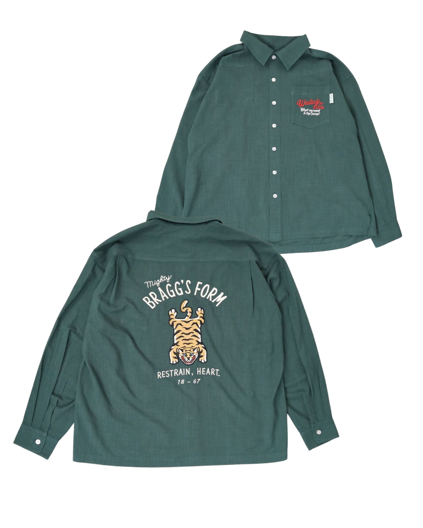 Tiger Linen-Like Shirt