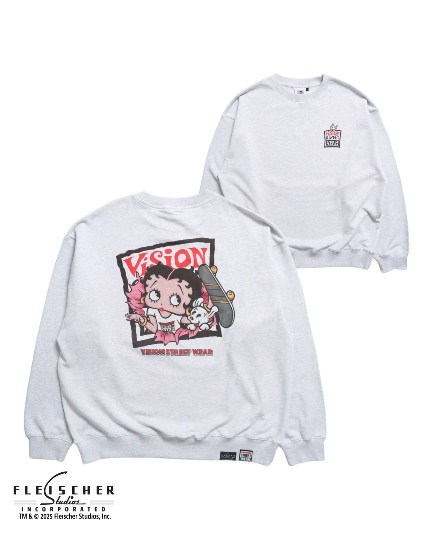 【BETTY BOOP™】 Front Back Sweatshirt