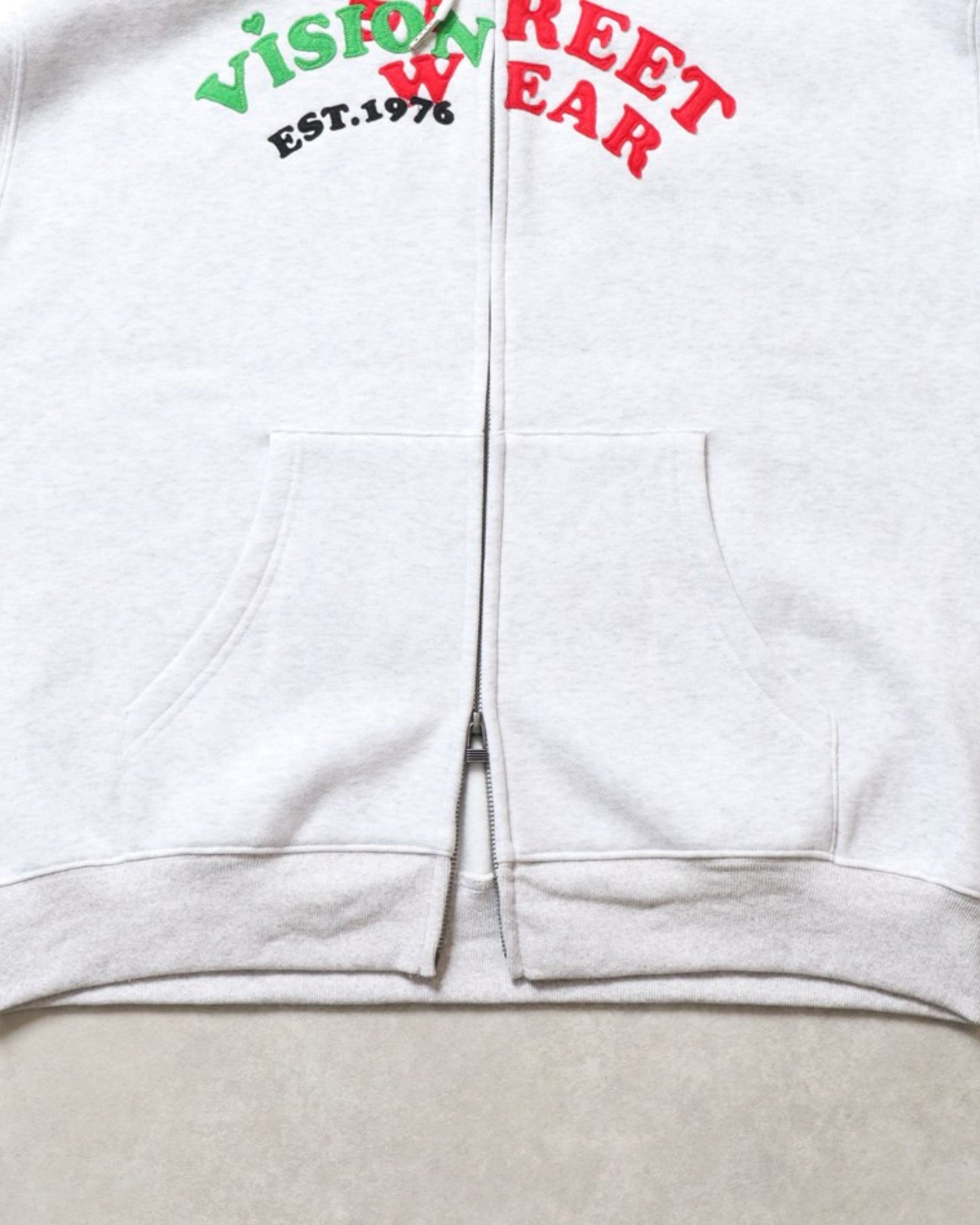 Felt Arch Zip Hoodie
