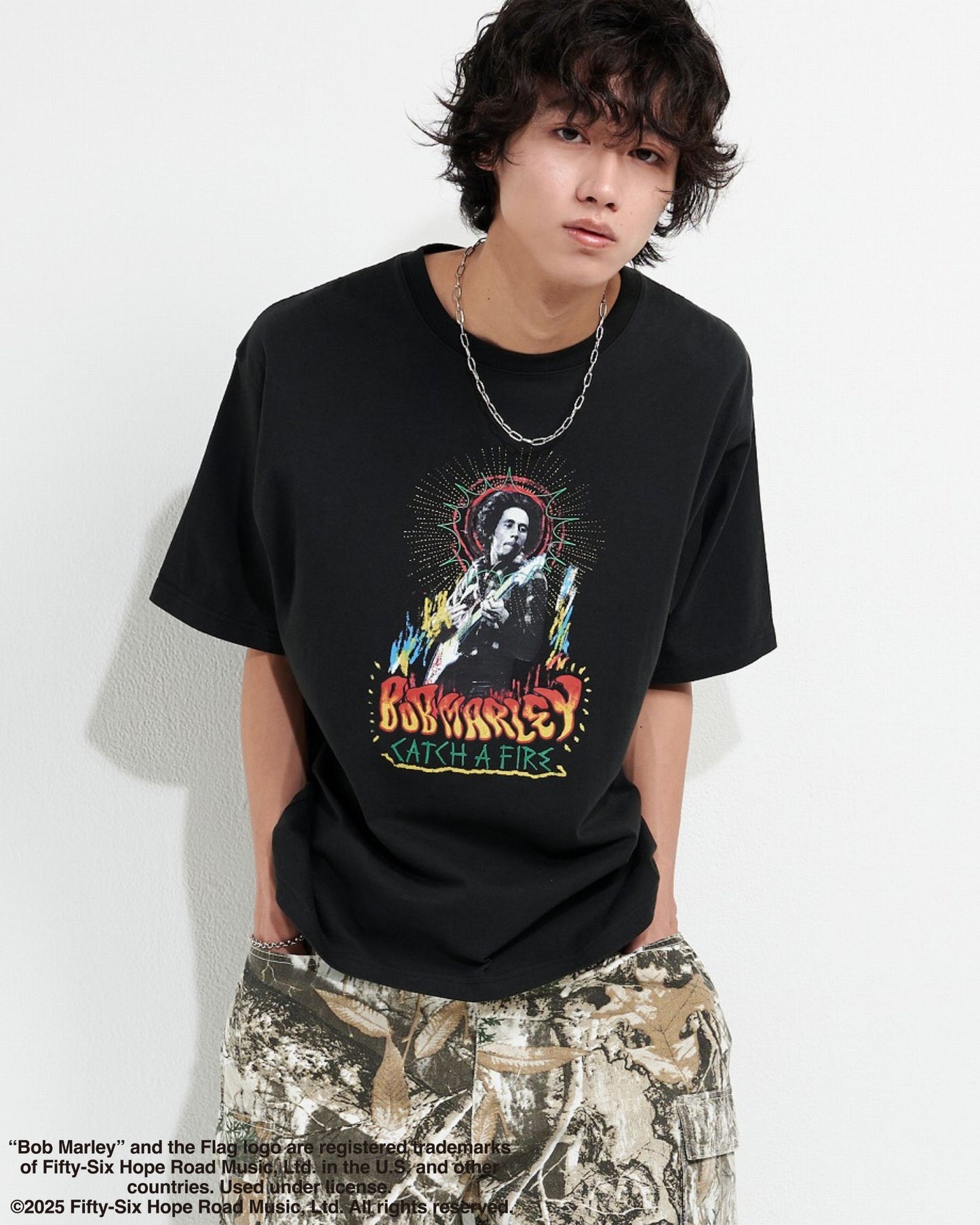 【BOB MARLEY】CATCH A FIRE Tee