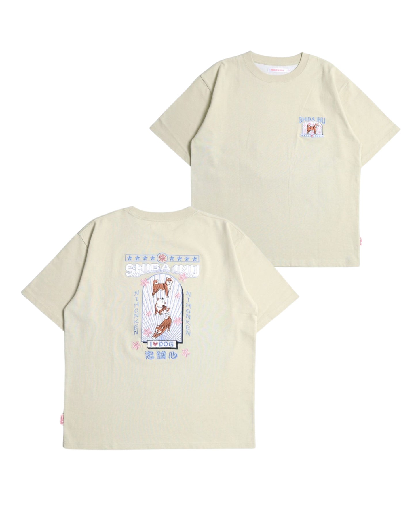 【JapanSeries】SHIBAINU Embroidered Tee