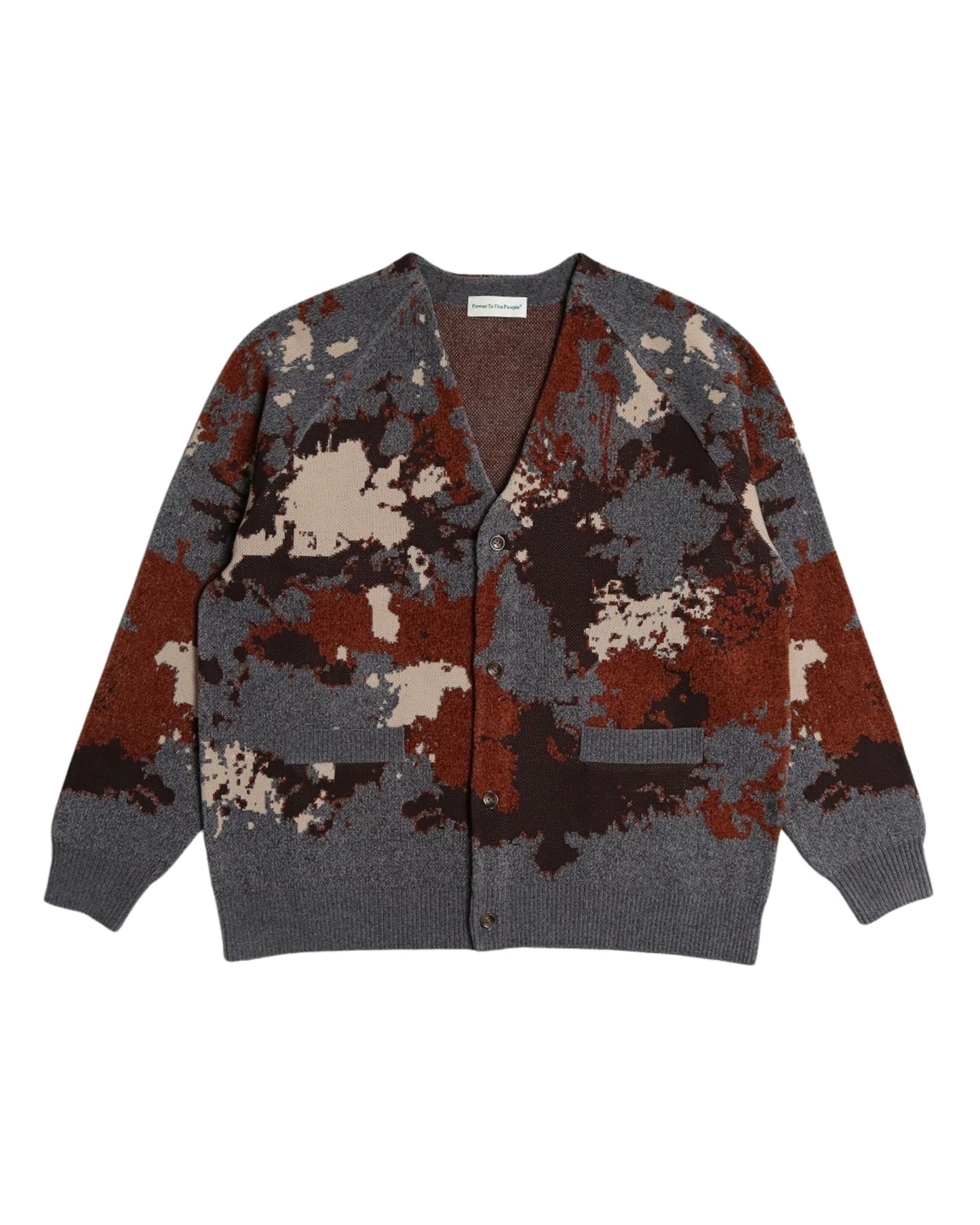 Soft Jacquard Knit Cardigan