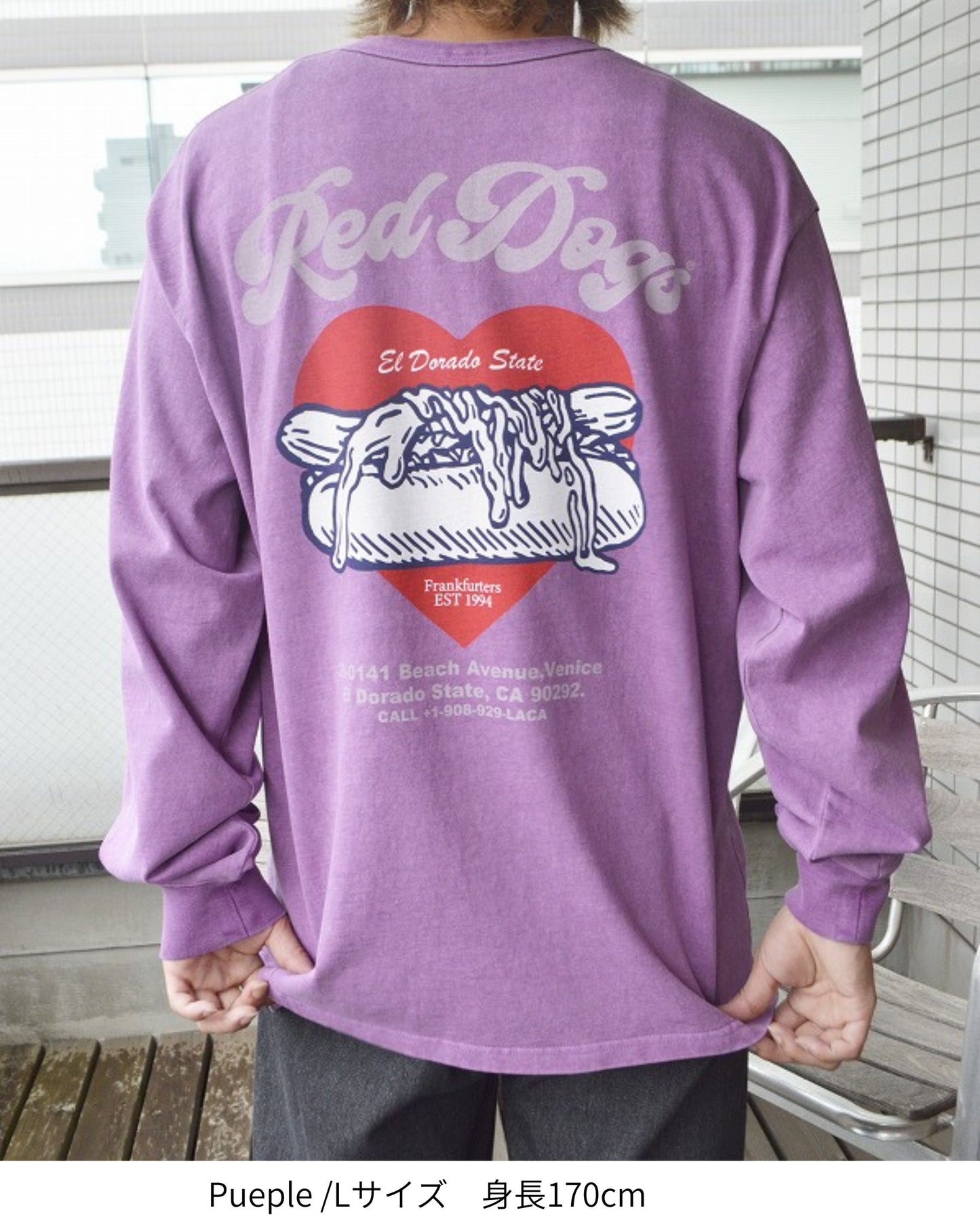 【RedDogs】ピグメントハートロンTee