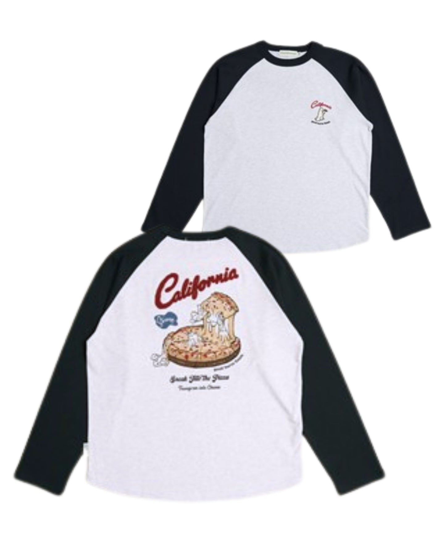 Ghost & Pizza L/S Tee