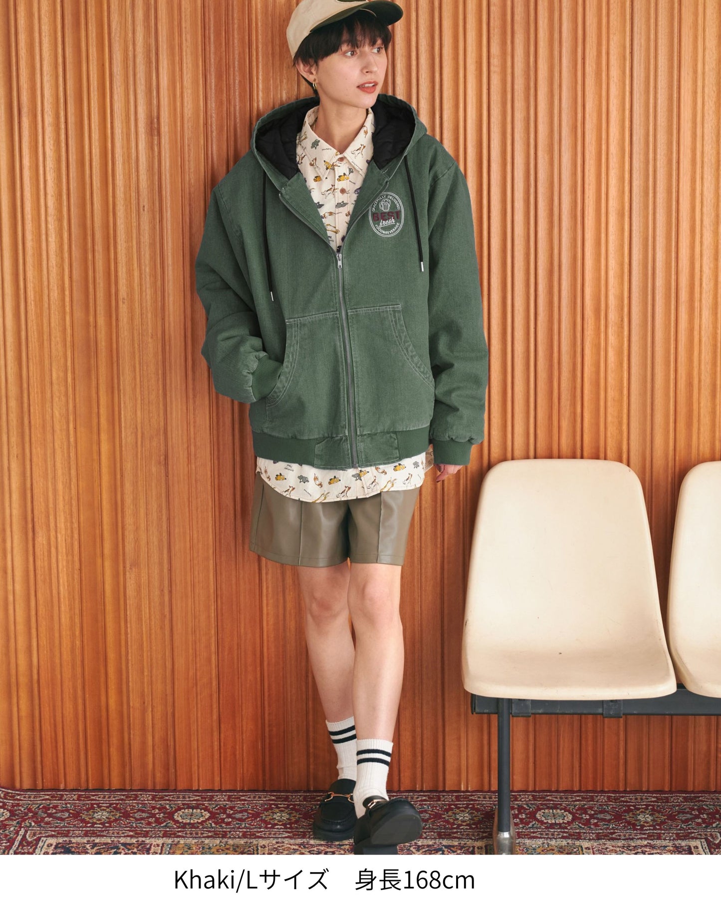 Hooded Denim Jacket