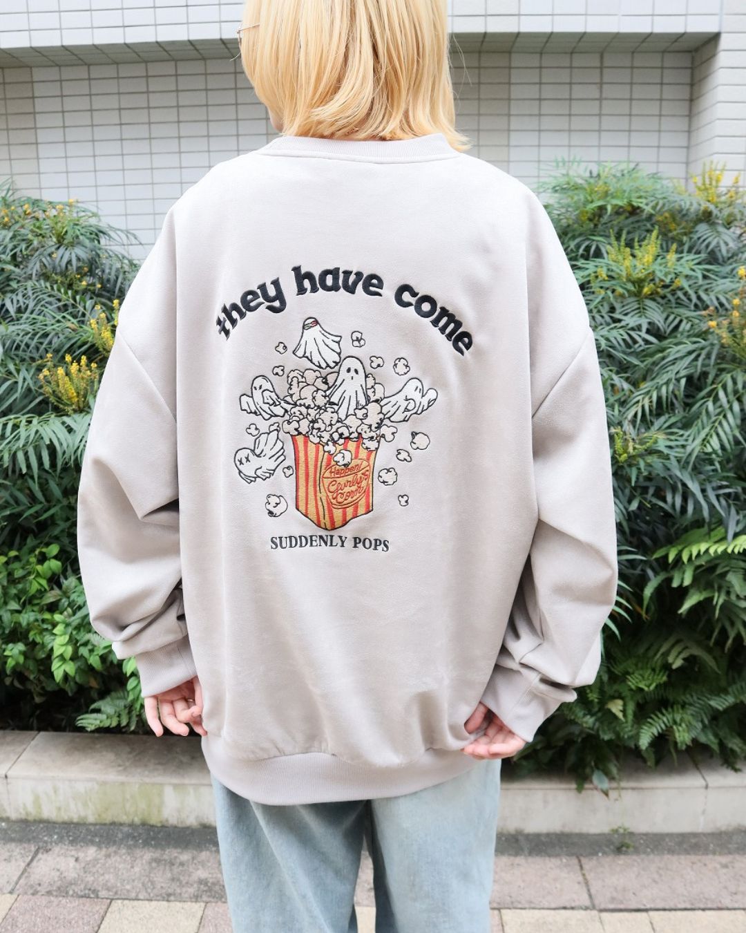Ghost Suede Sweatshirt