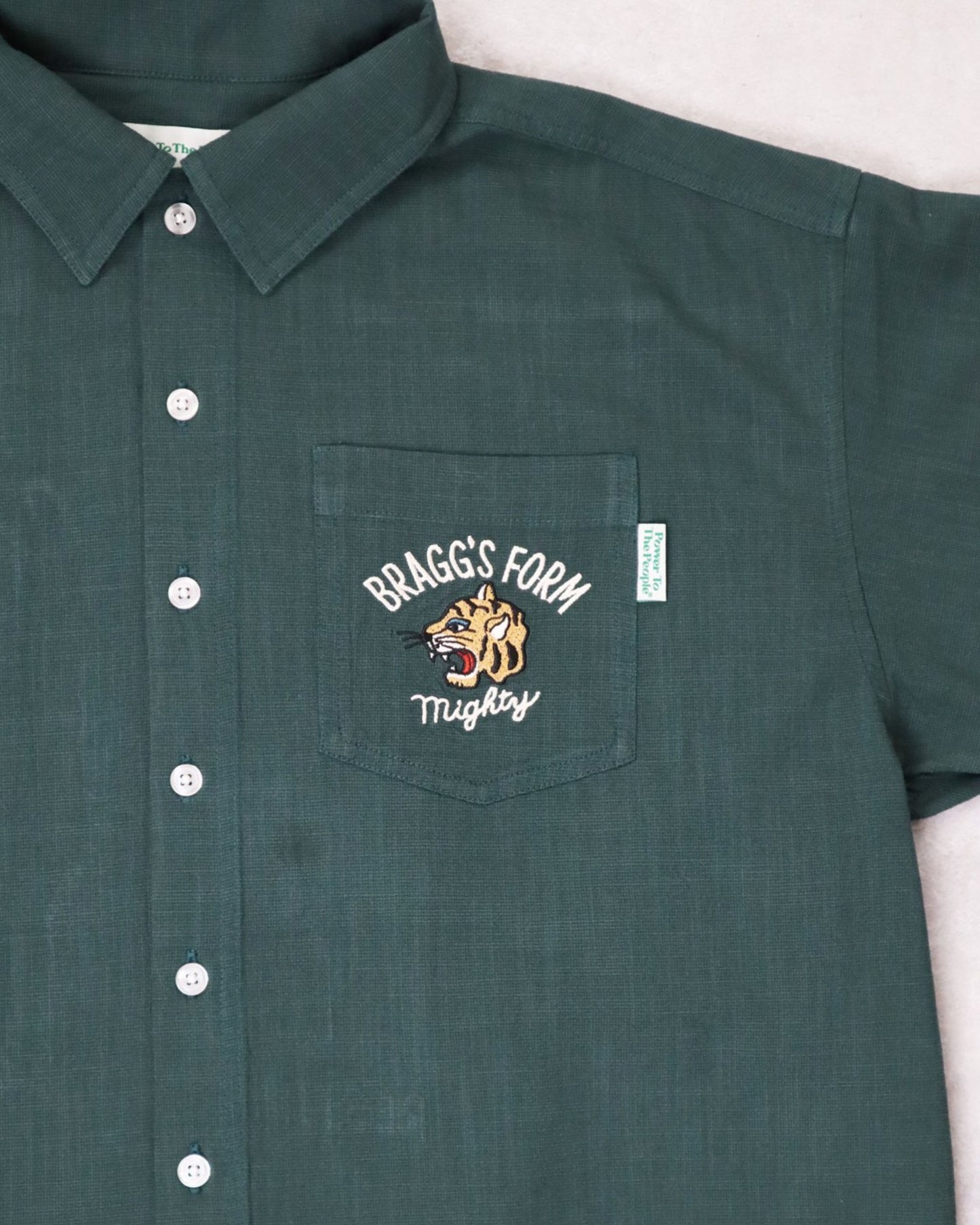 Tiger Linen-Like Shirt