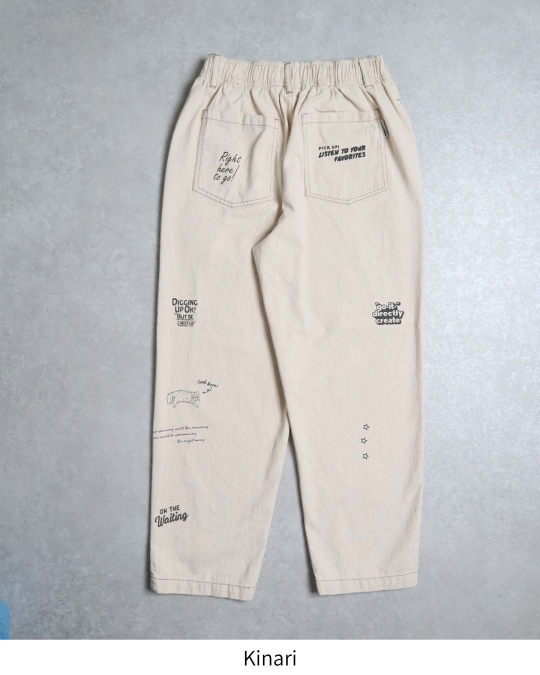 Doodle Denim Pants