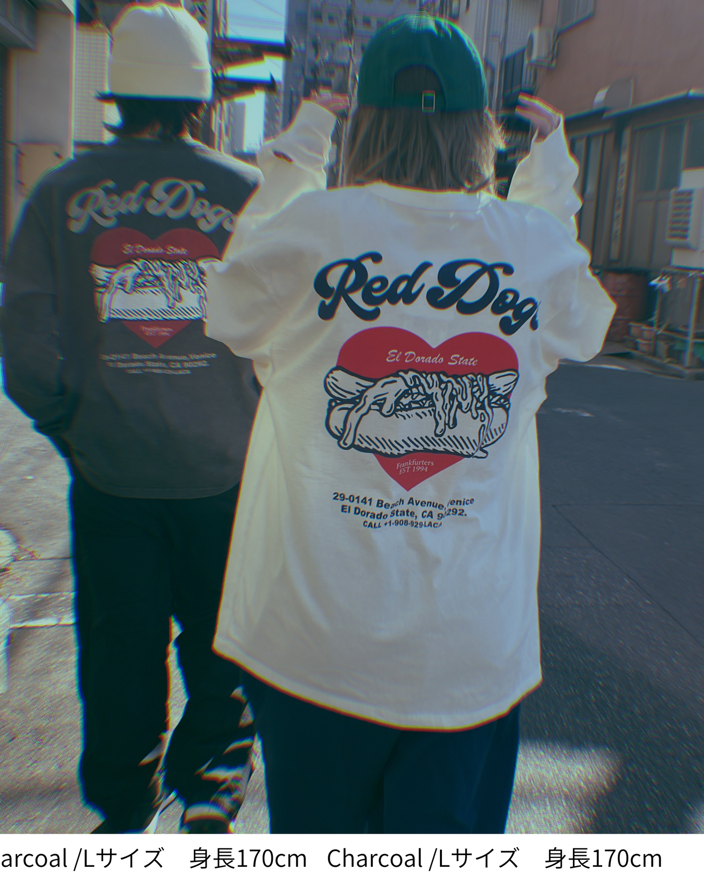 【RedDogs】ピグメントハートロンTee