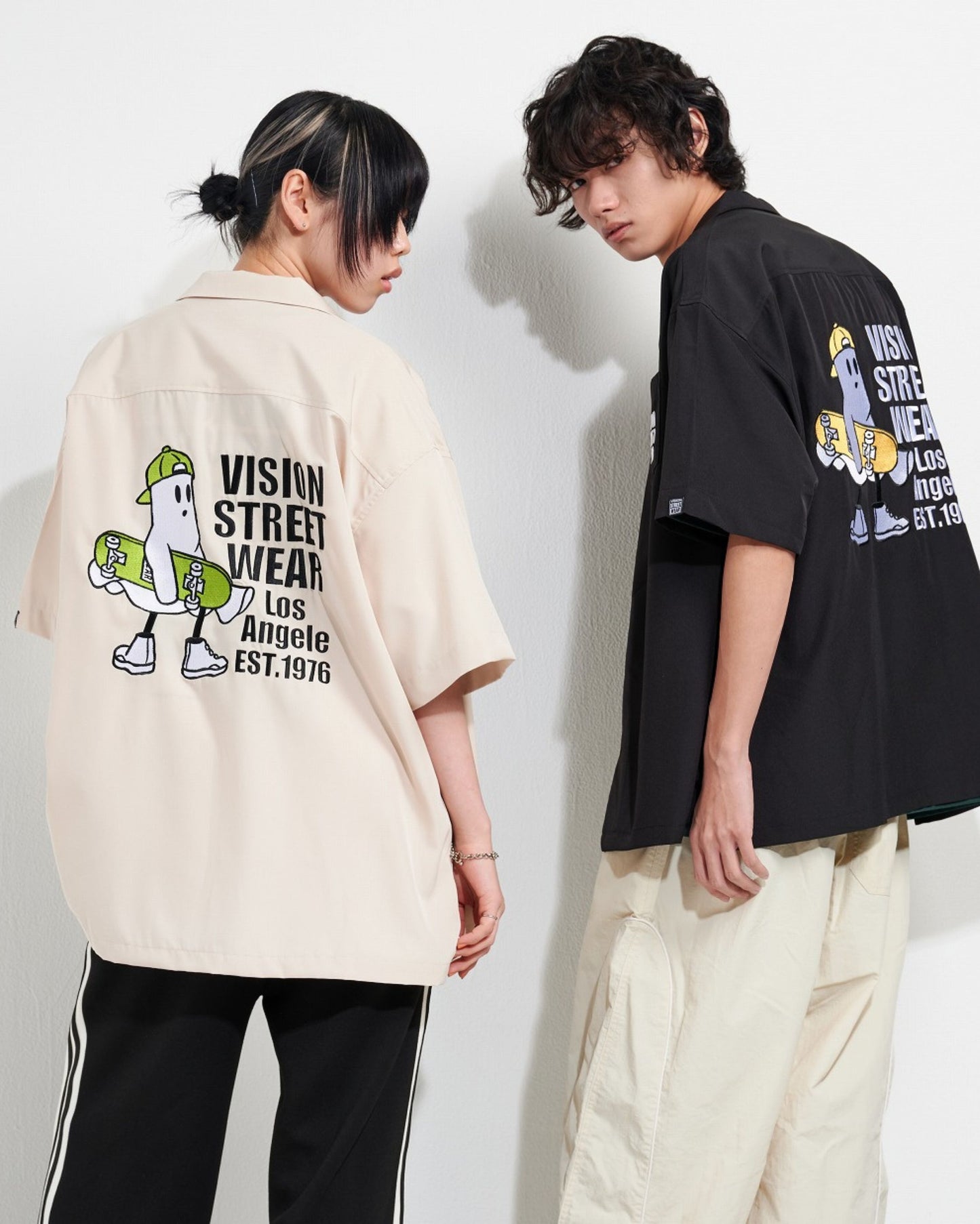 GHOST EMBROIDERY SHIRTS