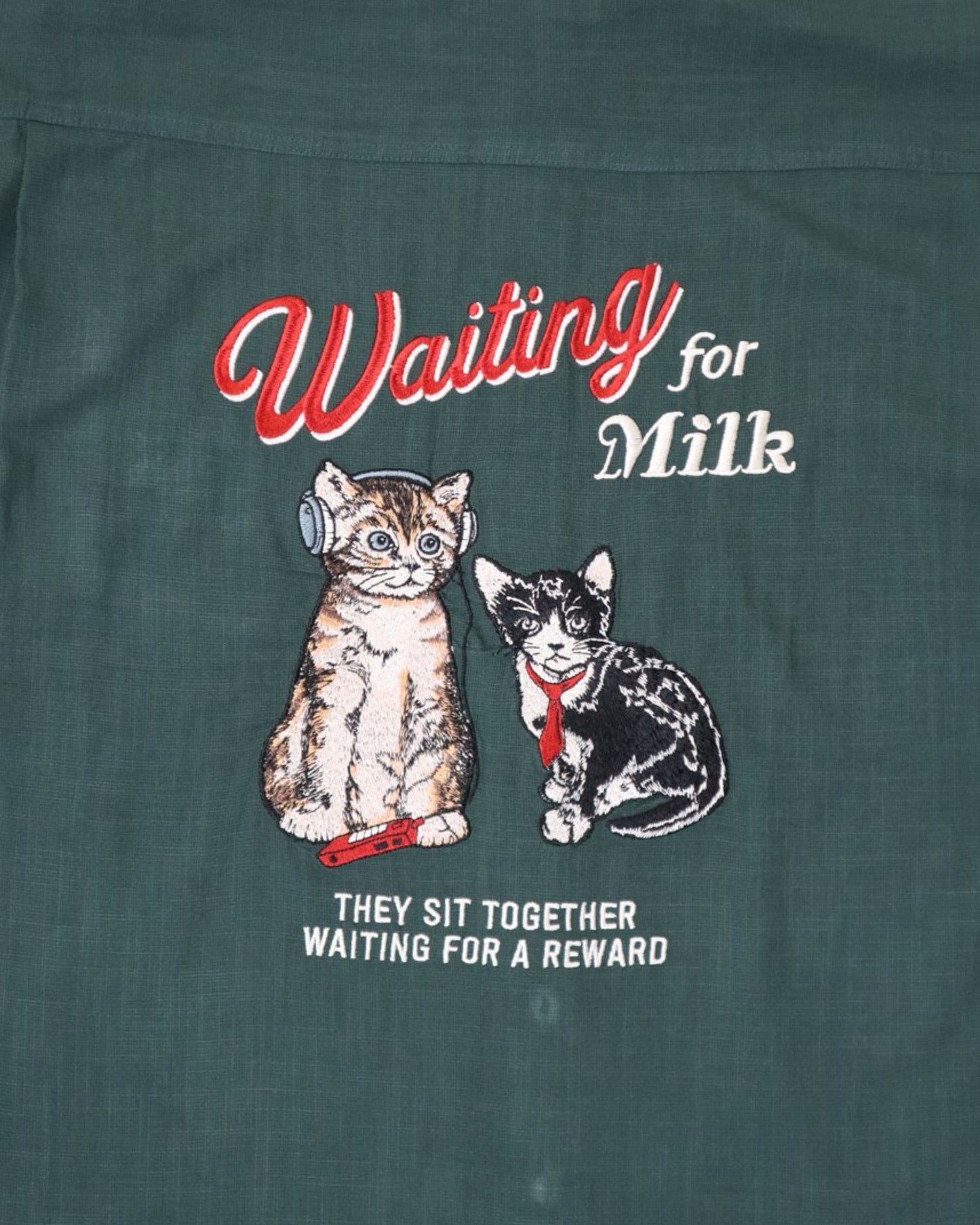 Cat Linen-Like Shirt