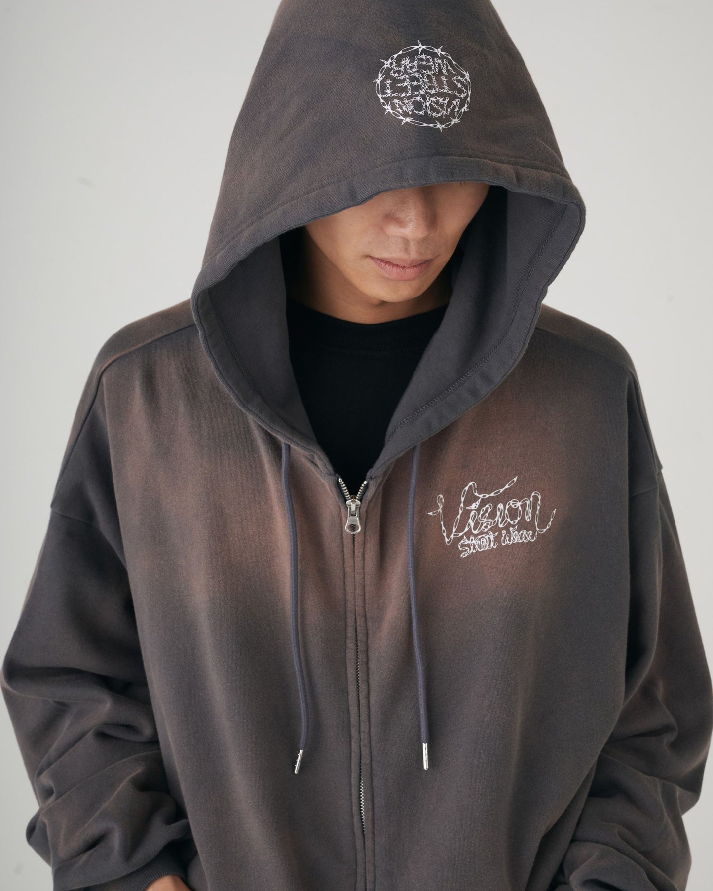 Faded Shoelace Hoodie