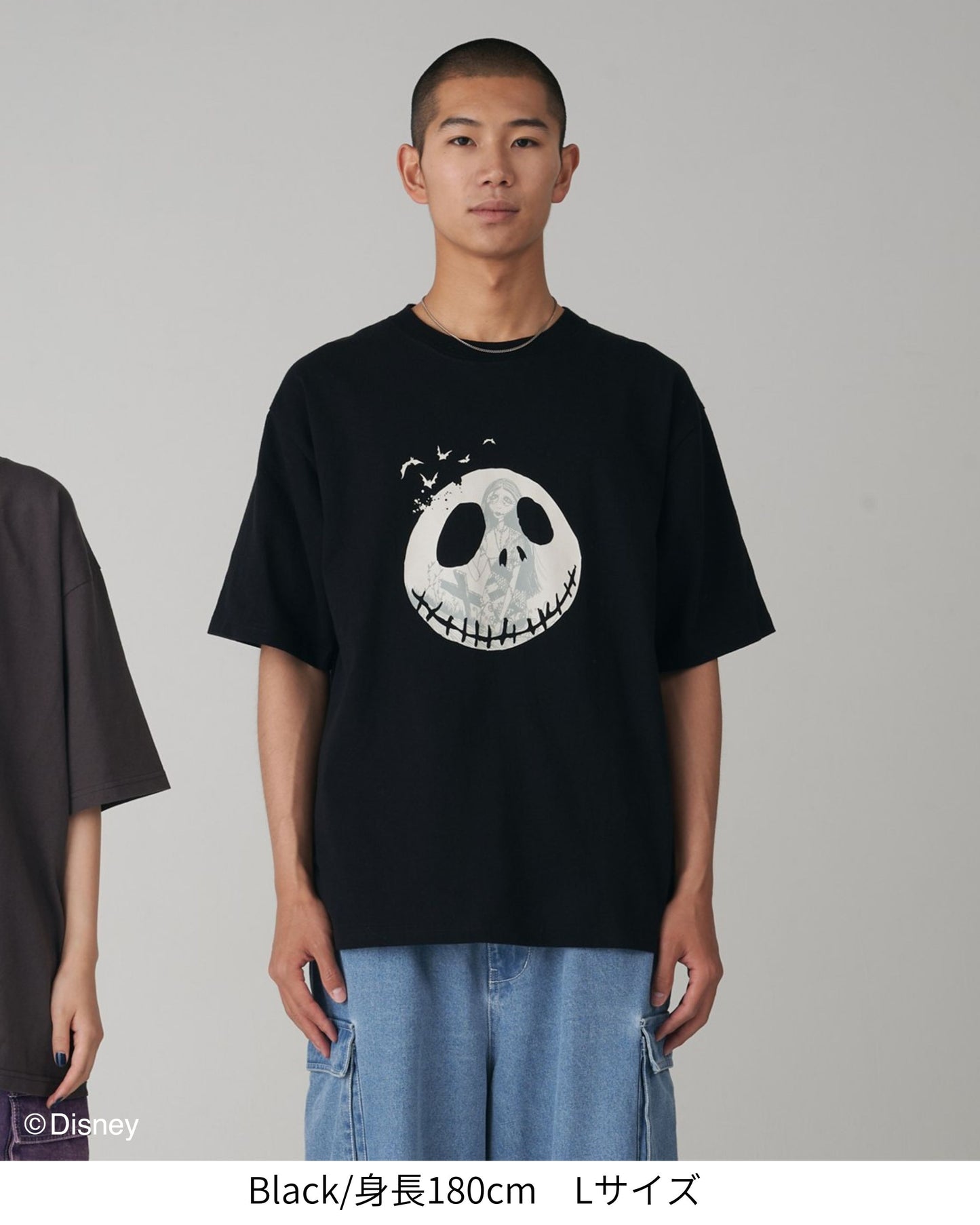 【ナイトメアー・ビフォア・クリスマス】Jack Face Tee