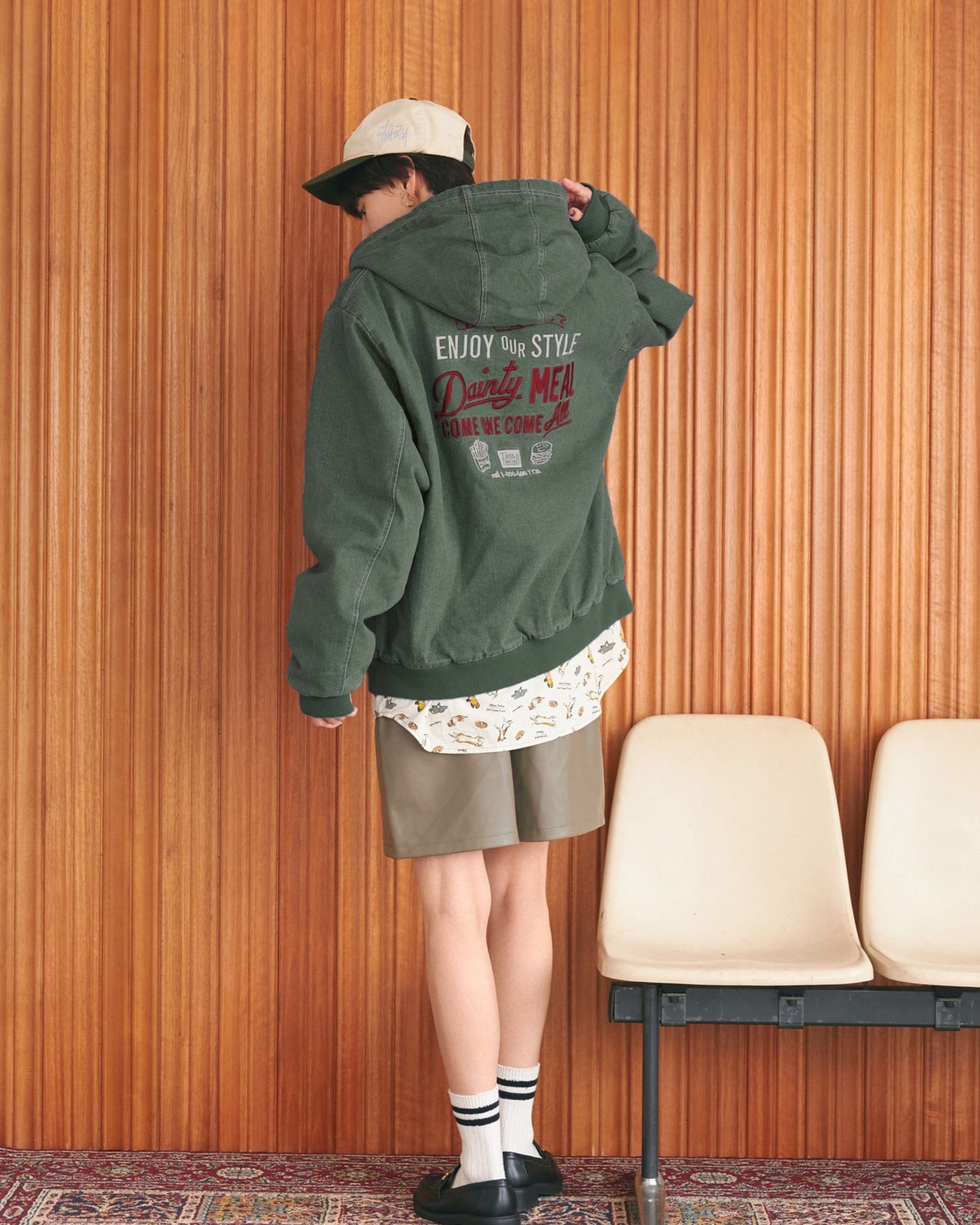 Hooded Denim Jacket
