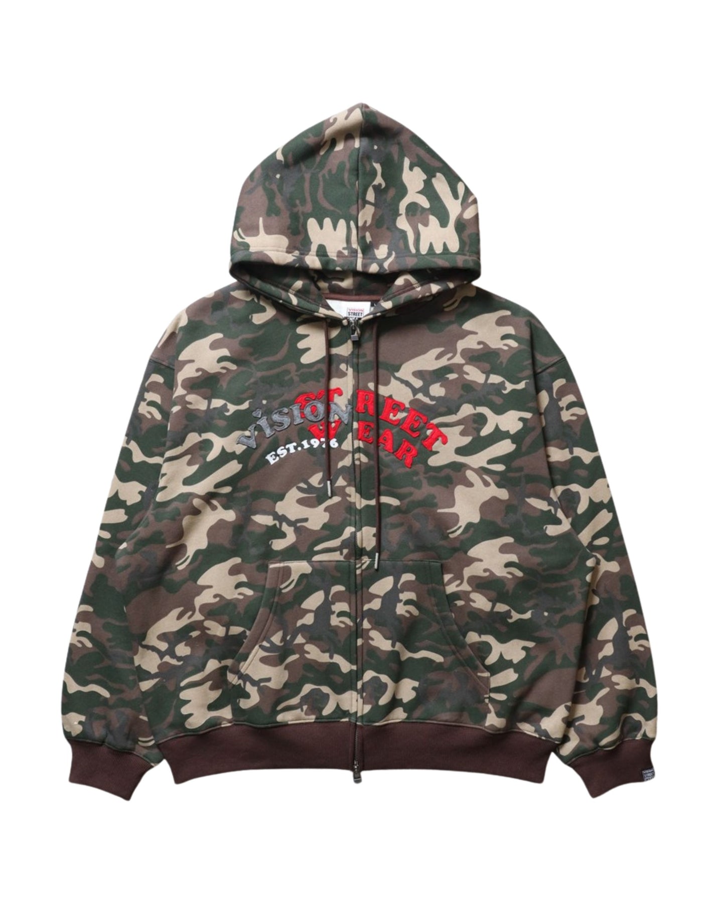 Felt Arch Zip Hoodie