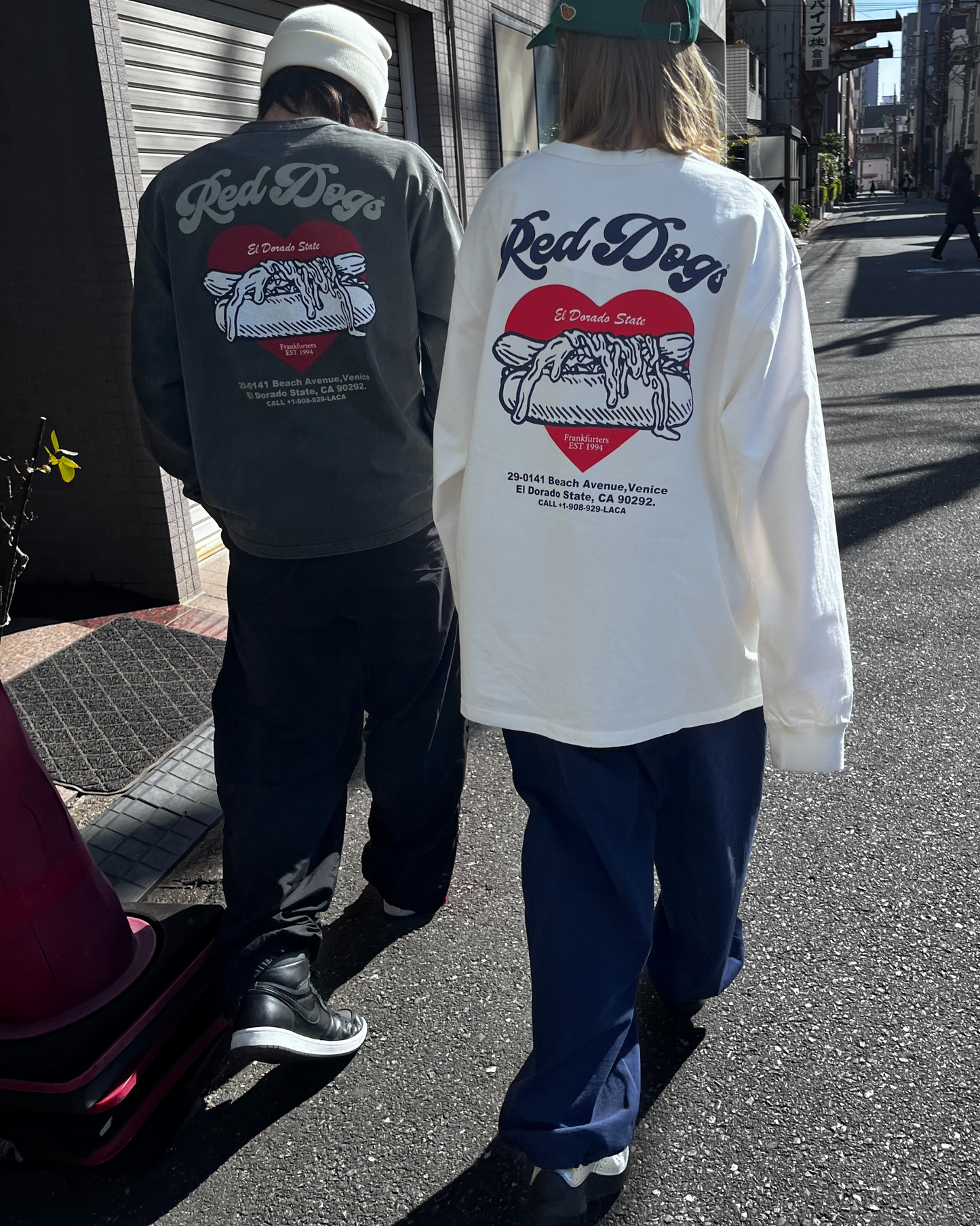 【RedDogs】ピグメントハートロンTee