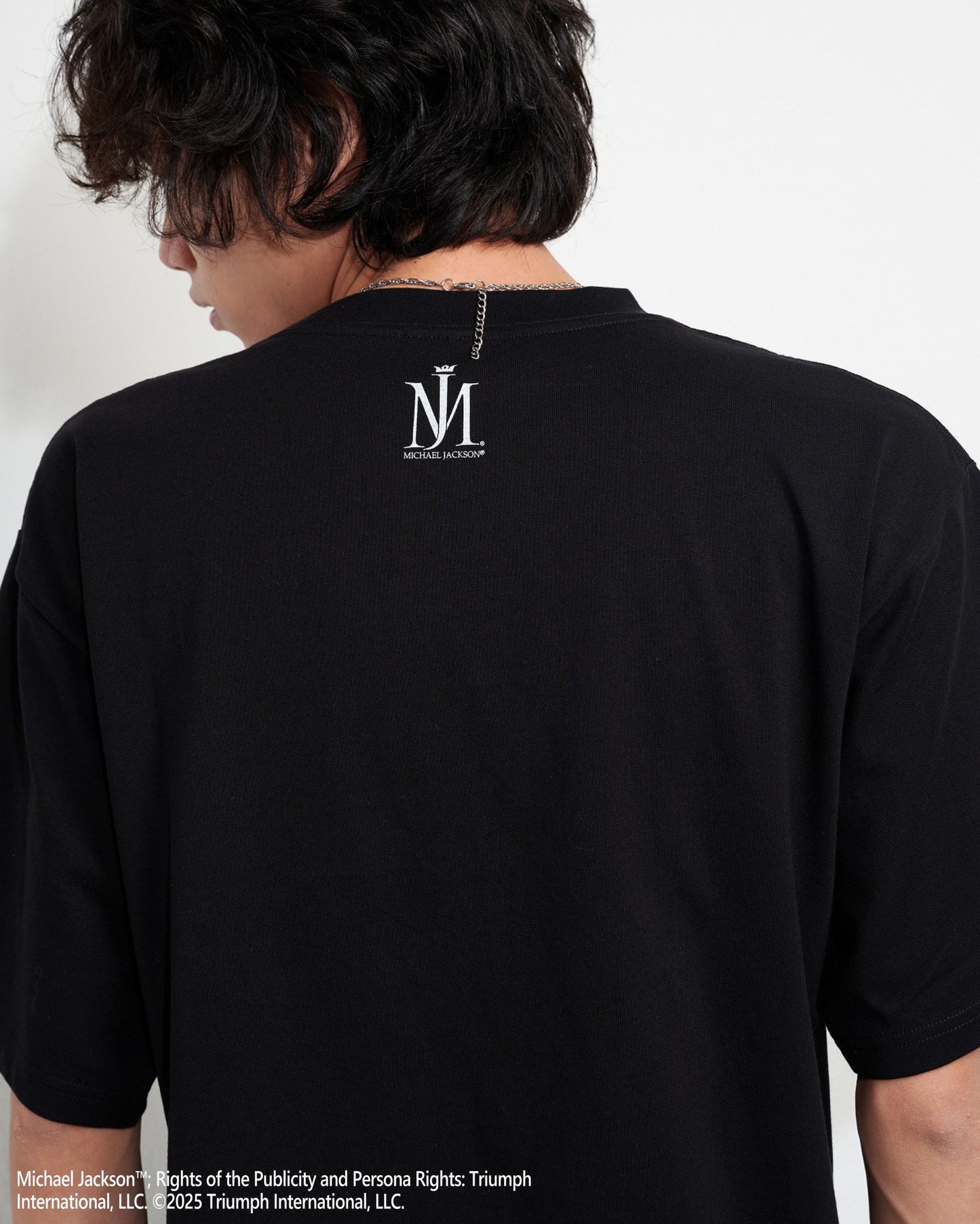 【Michael Jackson】Silver Foil Print Tee