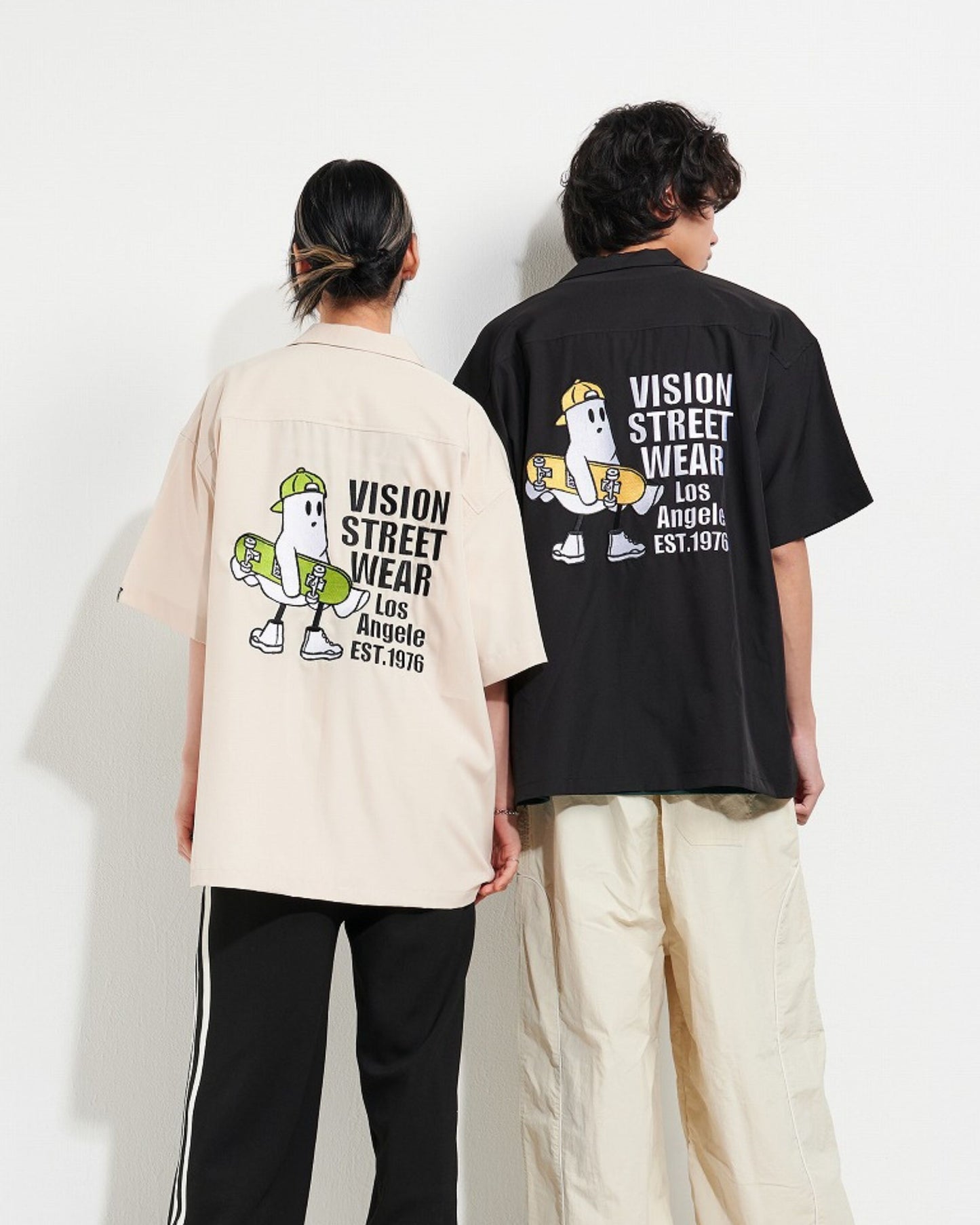 GHOST EMBROIDERY SHIRTS