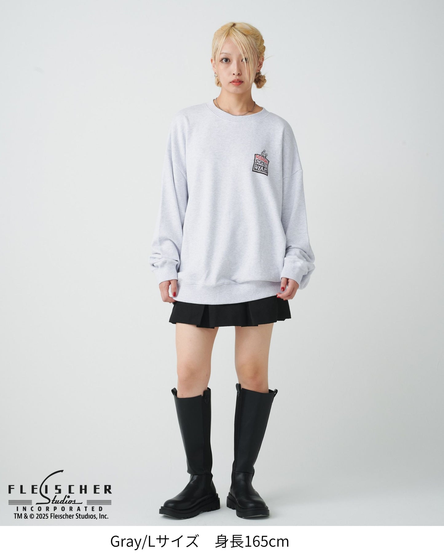 【BETTY BOOP™】 Front Back Sweatshirt