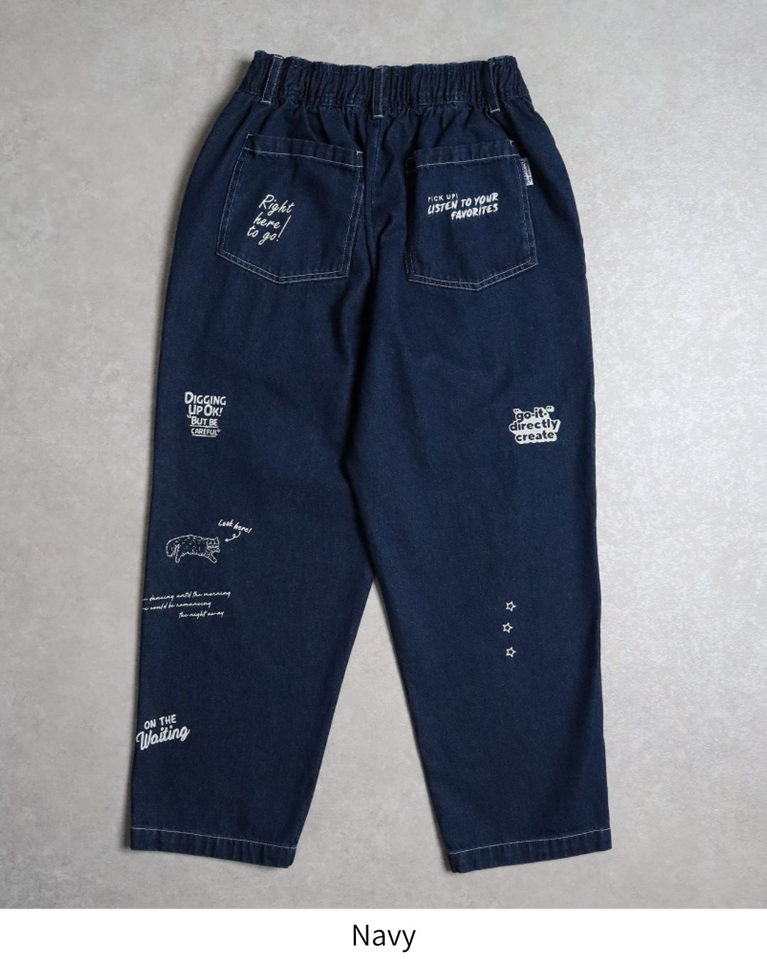 Doodle Denim Pants