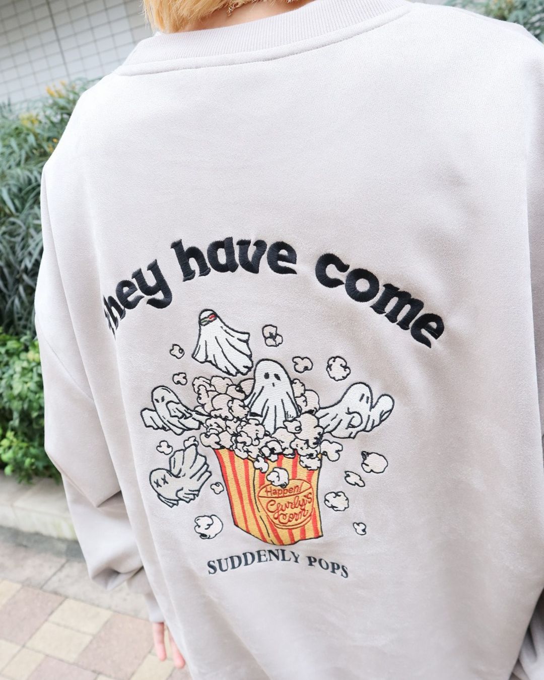 Ghost Suede Sweatshirt