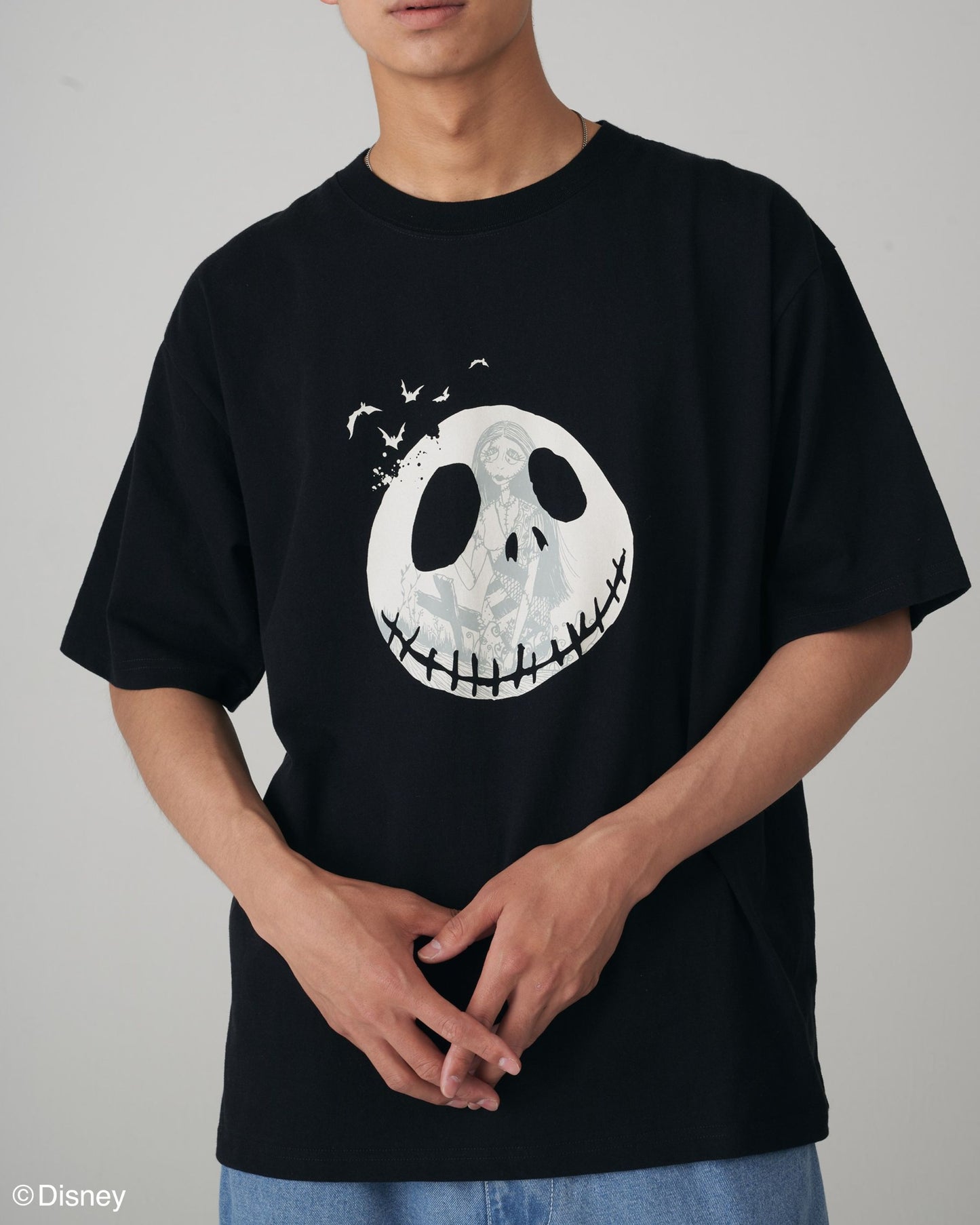 【ナイトメアー・ビフォア・クリスマス】Jack Face Tee