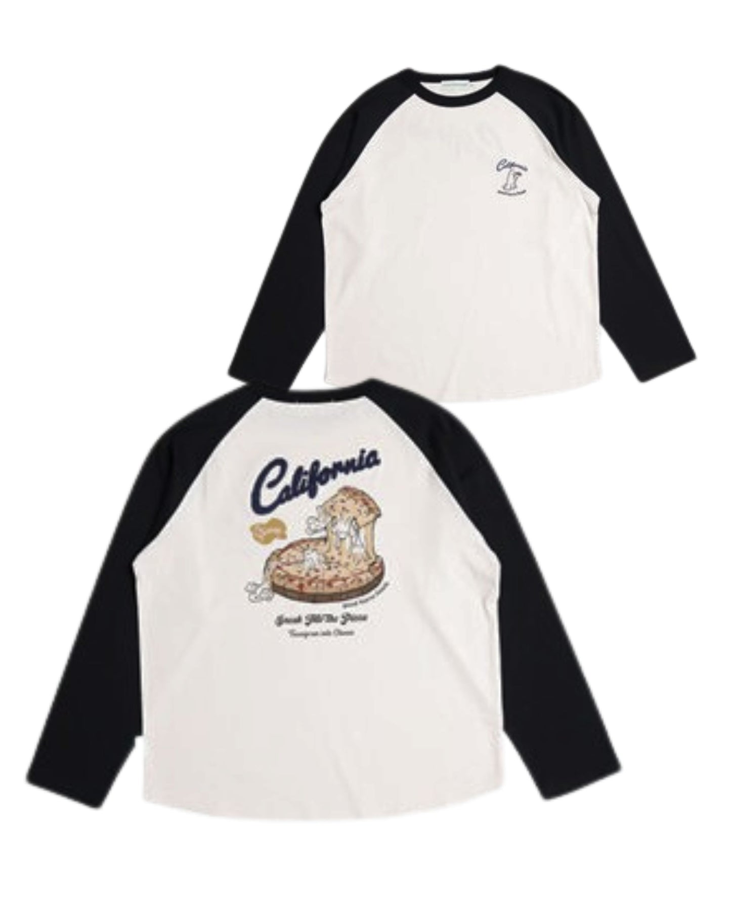 Ghost & Pizza L/S Tee