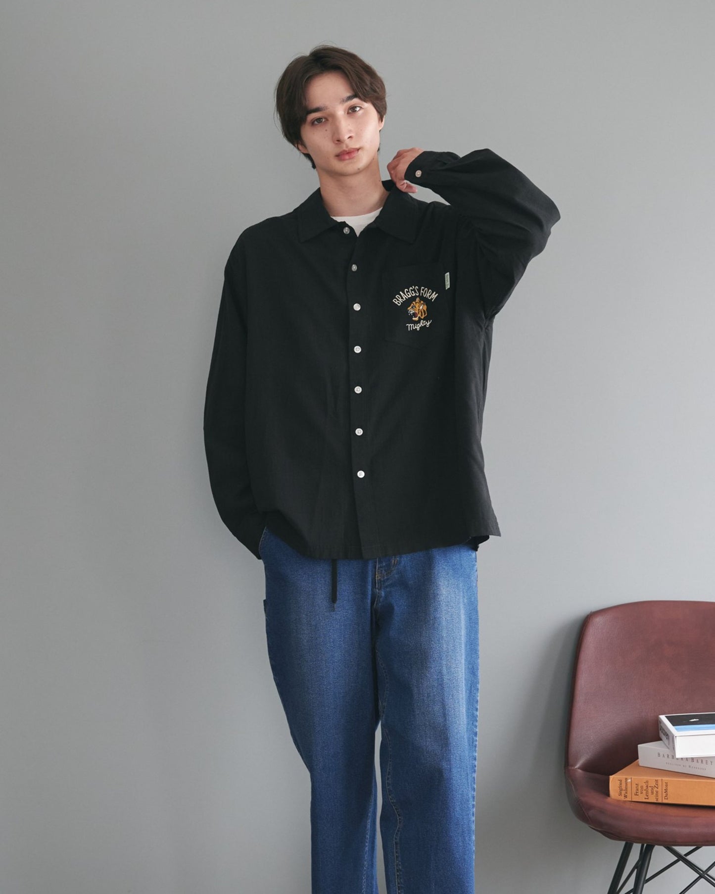 Tiger Linen-Like Shirt