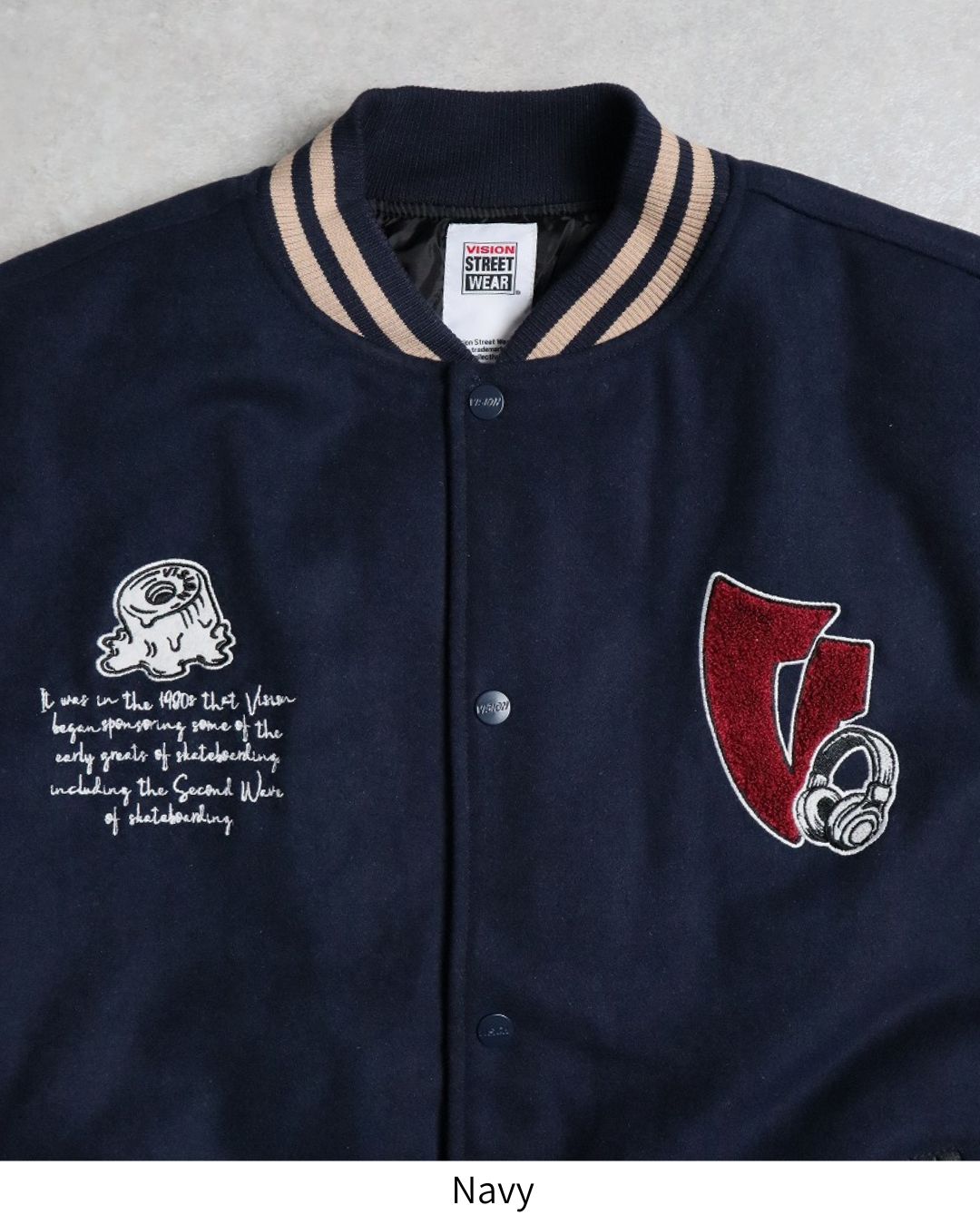 GHOST SKATER VARSITY JACKET