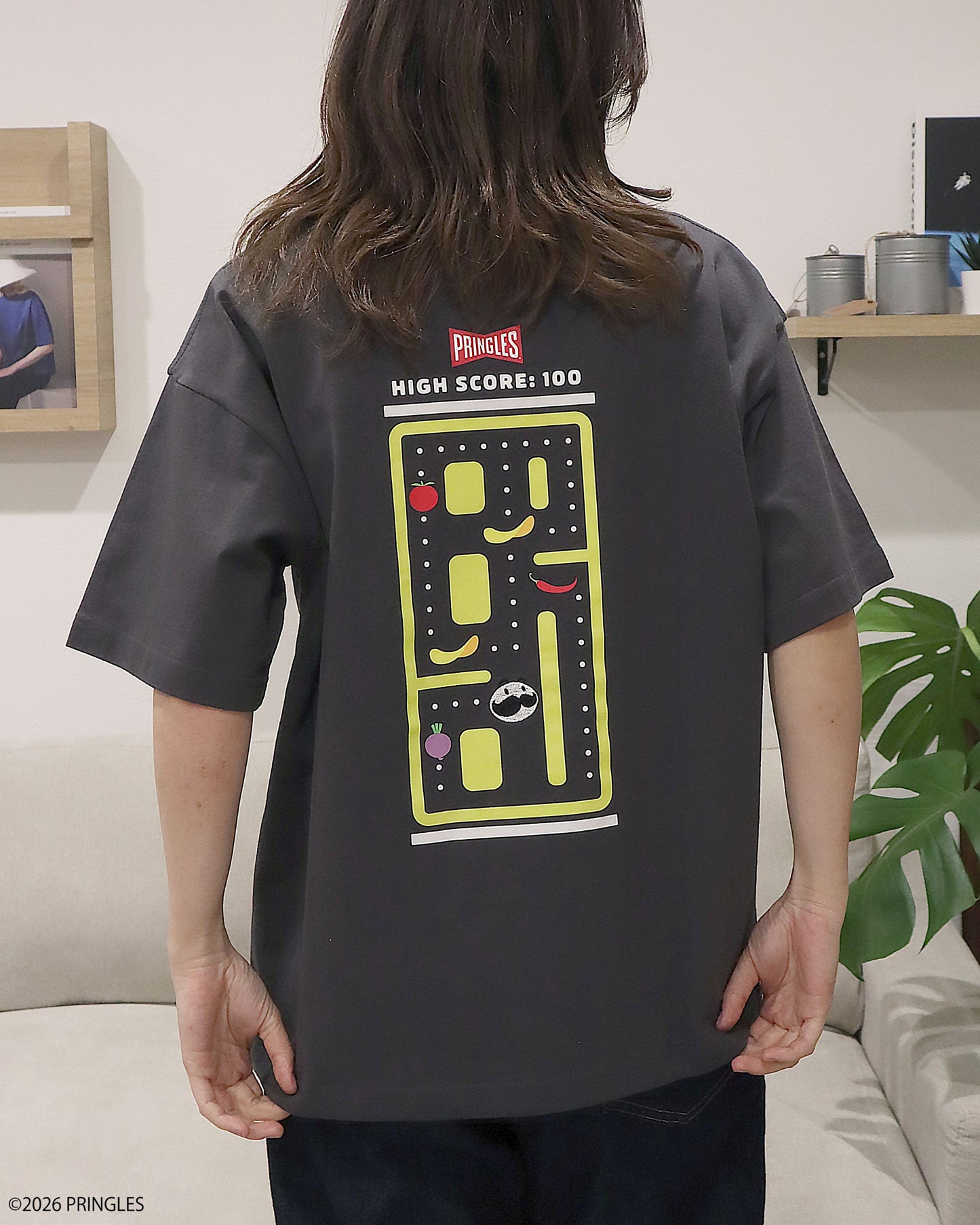 【PRINGLES】ゲーム柄Tシャツ
