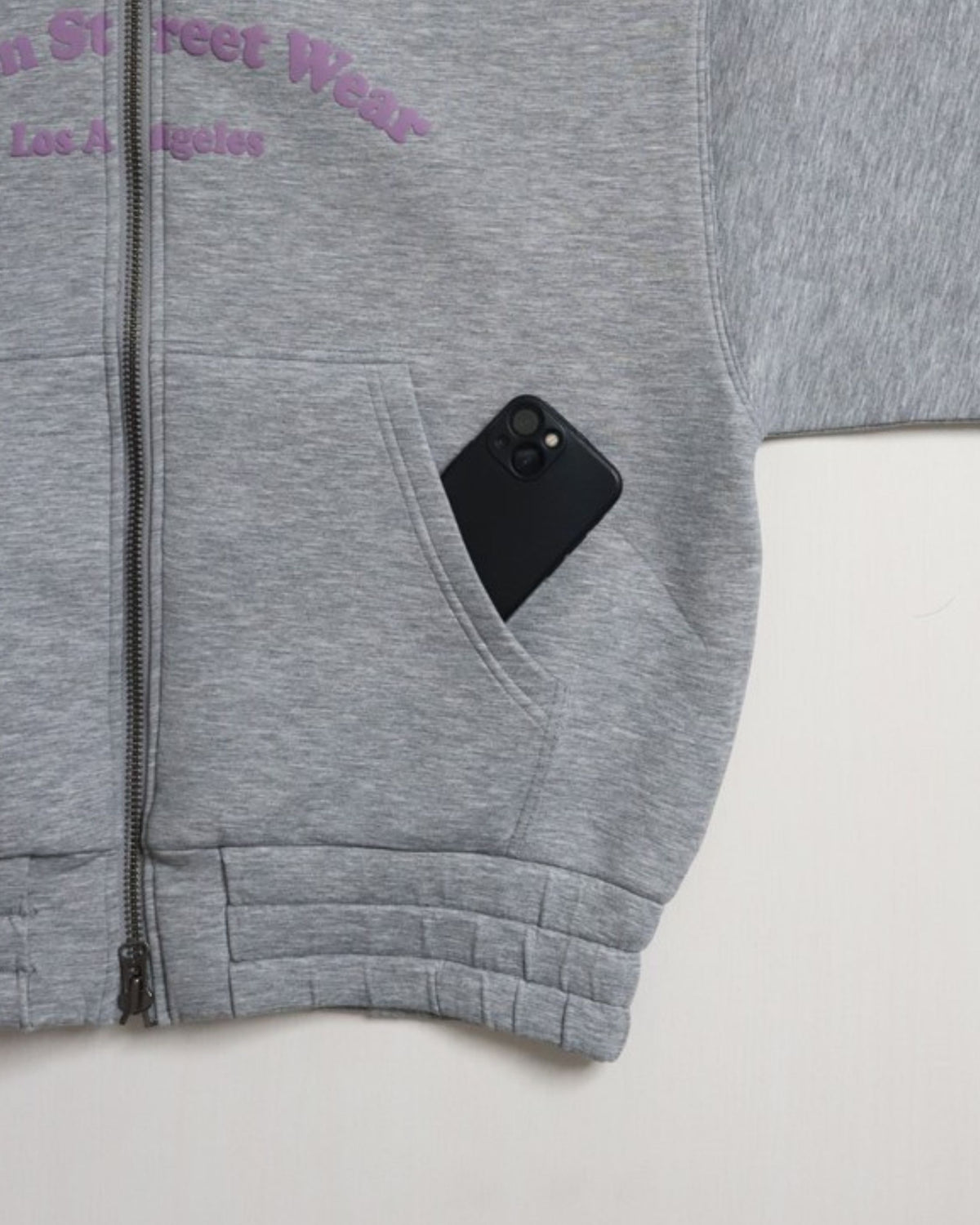 Ponch fur hood zip hoodie / ポンチファーフードZIPパーカー