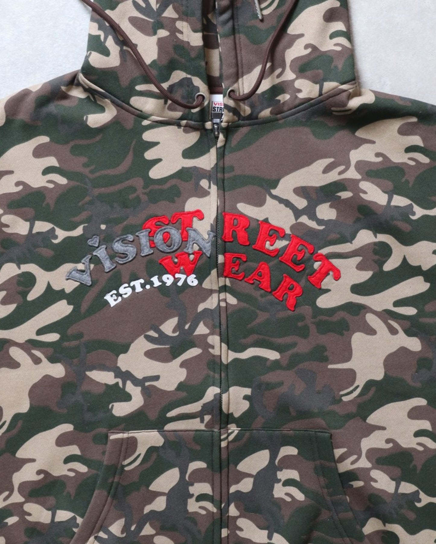 Felt Arch Zip Hoodie